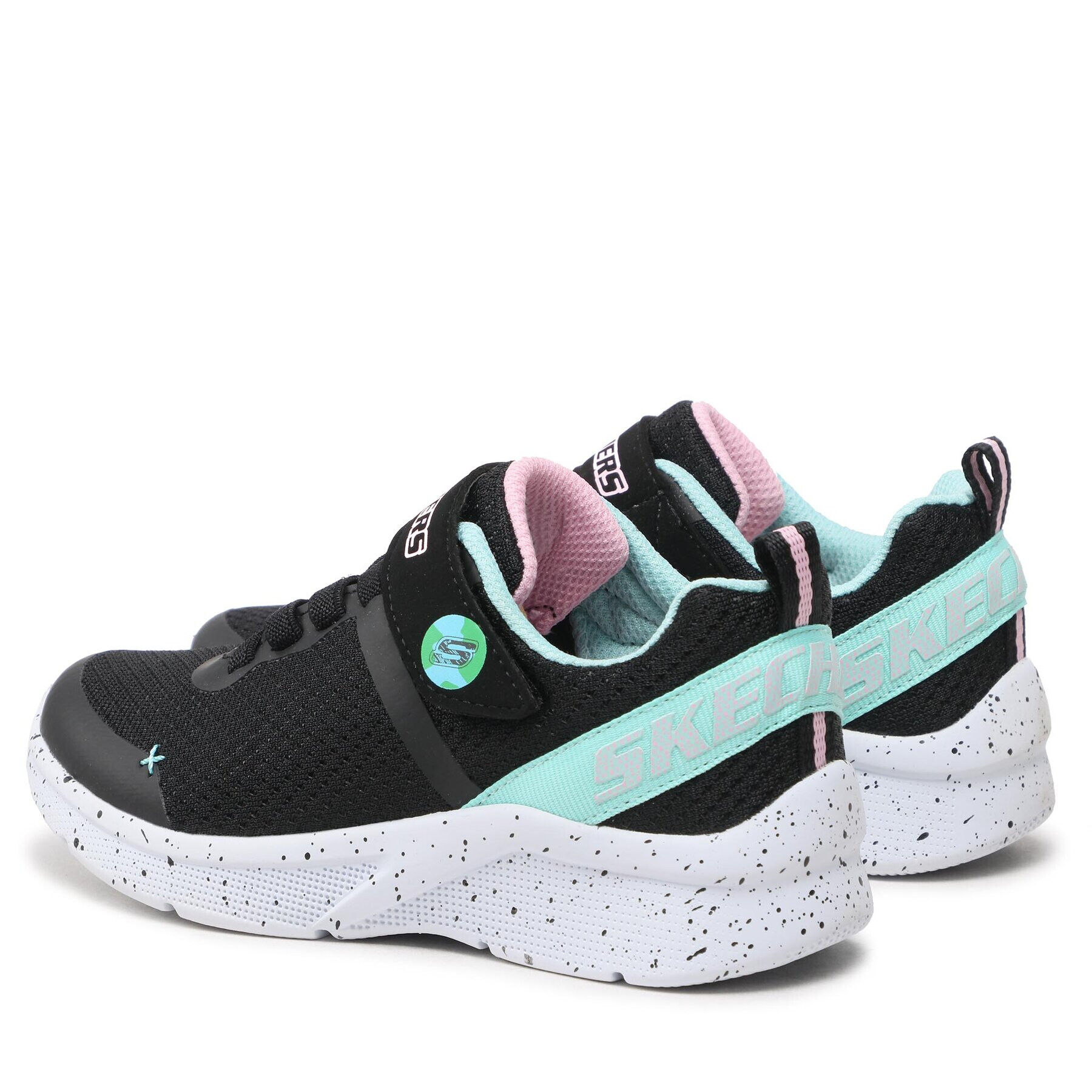 Skechers Сникърси Eco Fun 302488L/BKAQ Черен - Pepit.bg