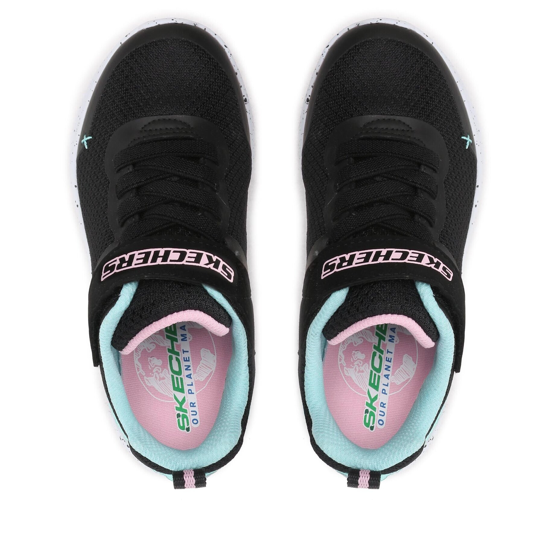 Skechers Сникърси Eco Fun 302488L/BKAQ Черен - Pepit.bg