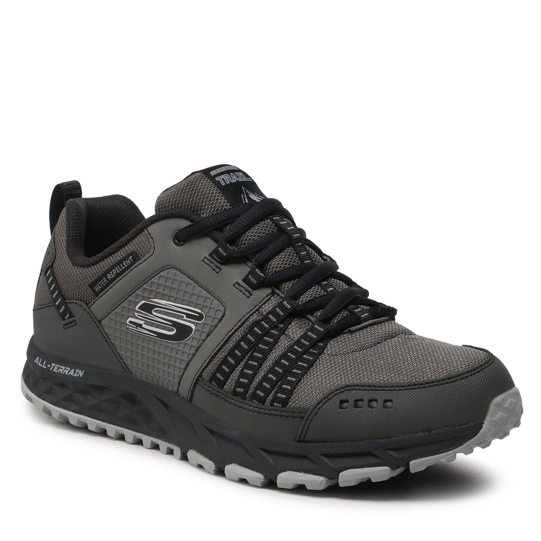Skechers Сникърси Escape Plan 51591/CCBK Сив - Pepit.bg