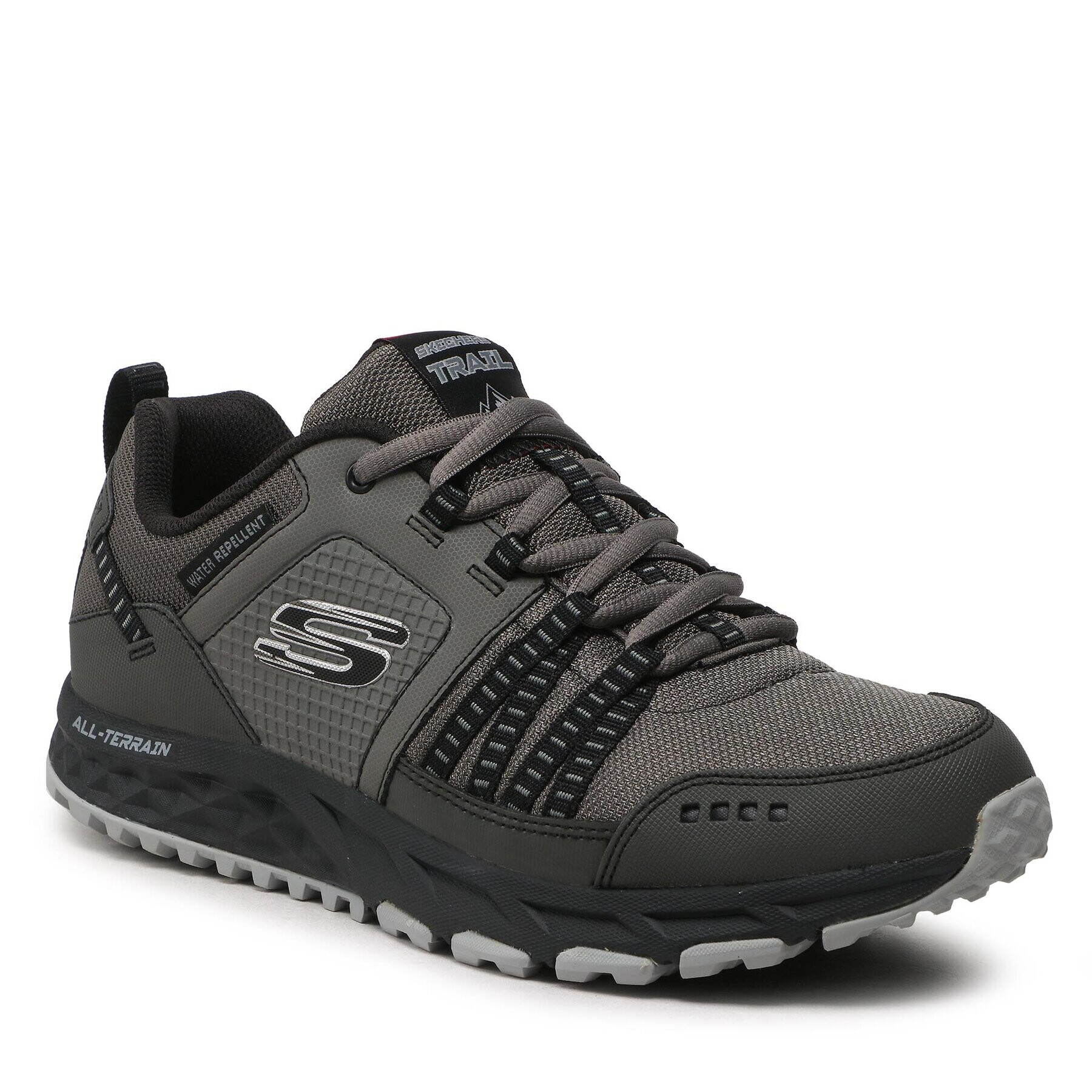 Skechers Сникърси Escape Plan 51591/CCBK Сив - Pepit.bg