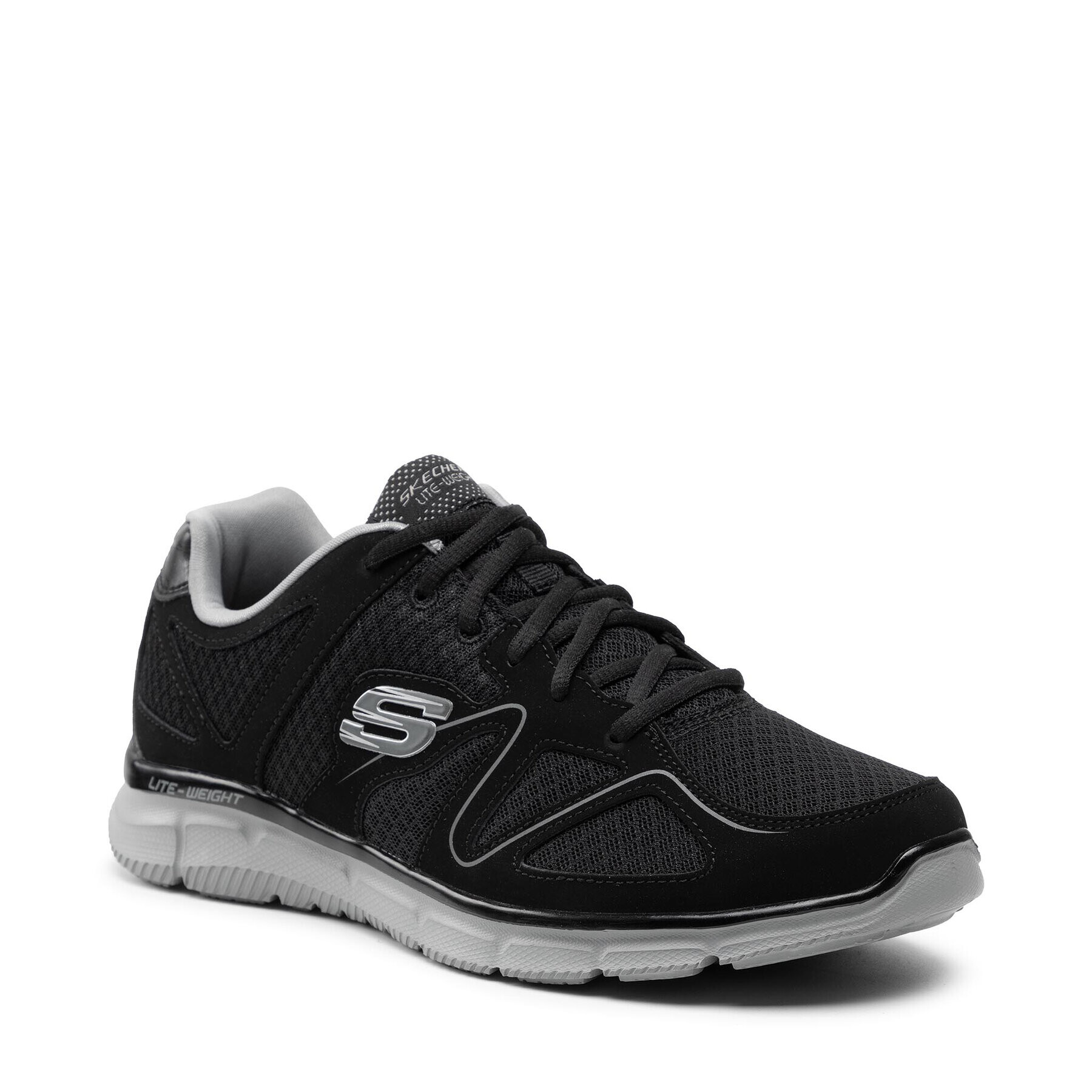 Skechers Сникърси Flash Point 58350/BKGY Черен - Pepit.bg