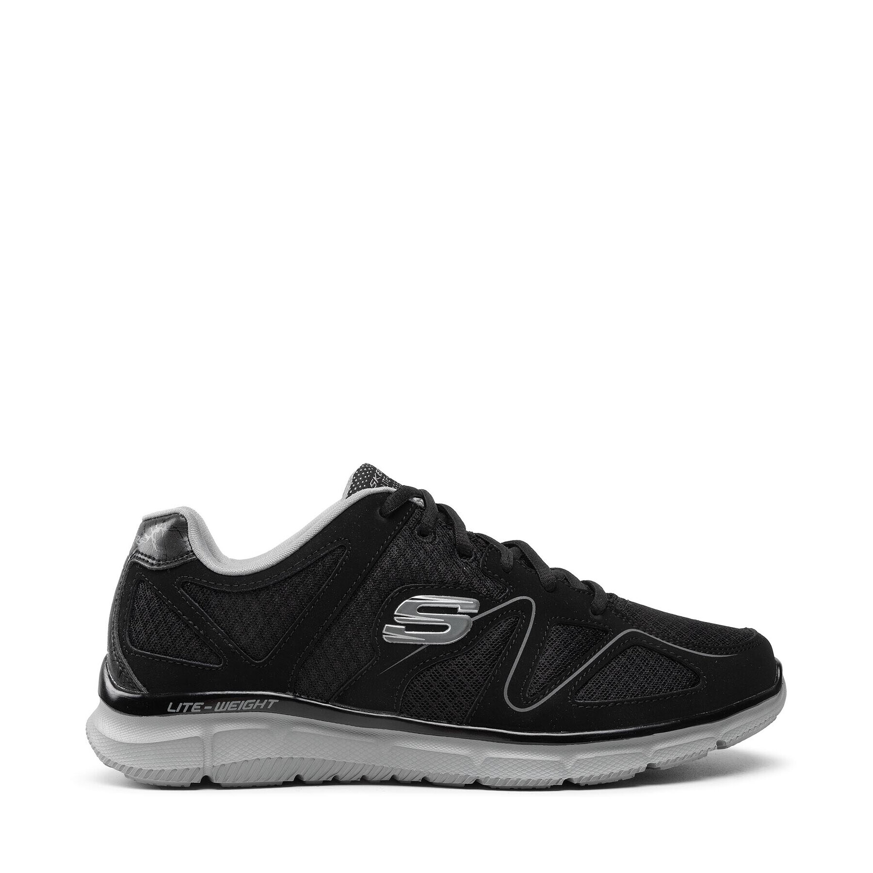 Skechers Сникърси Flash Point 58350/BKGY Черен - Pepit.bg