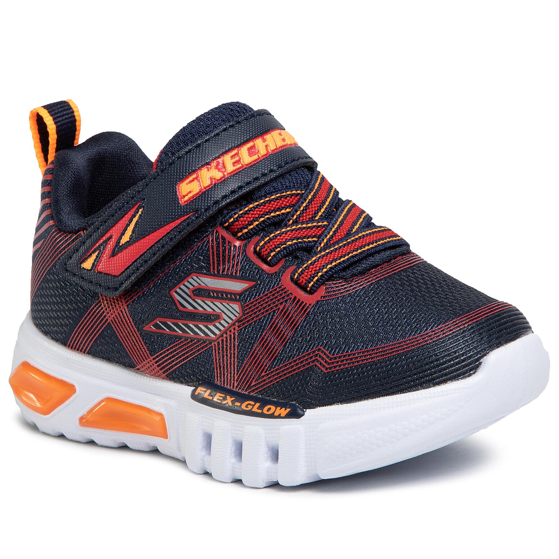 Skechers Сникърси Flex-Glow 90542N/NVRD Тъмносин - Pepit.bg