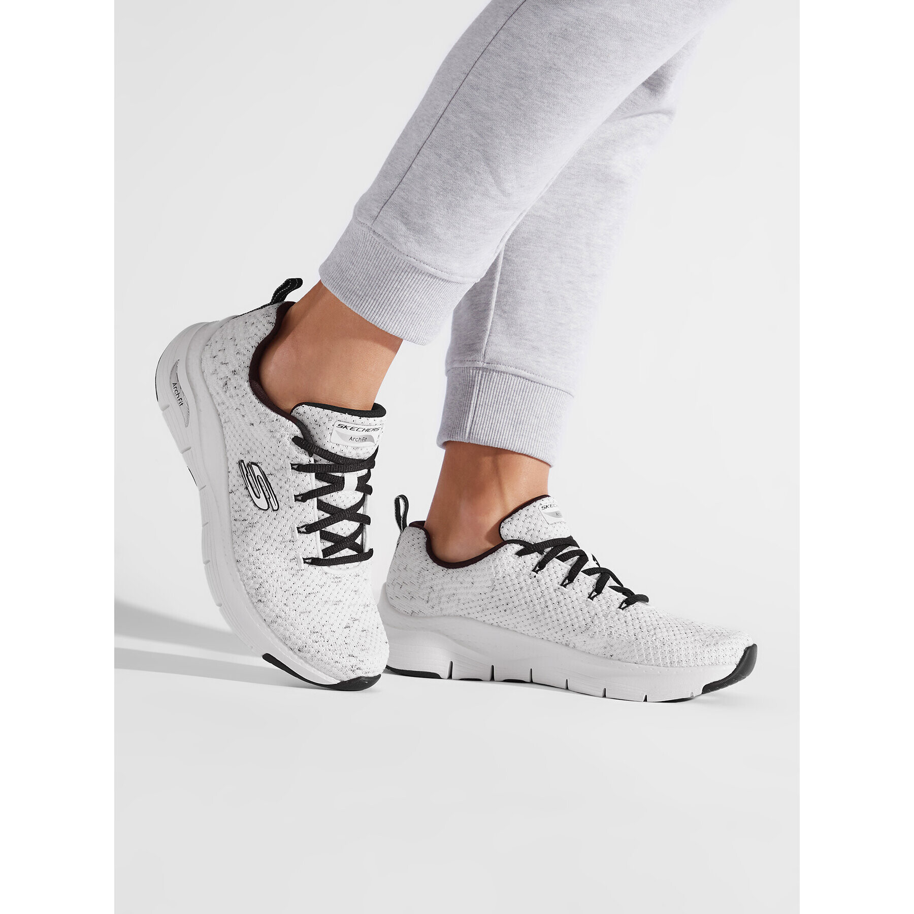 Skechers Сникърси Glee For All 149713/WBK Бял - Pepit.bg