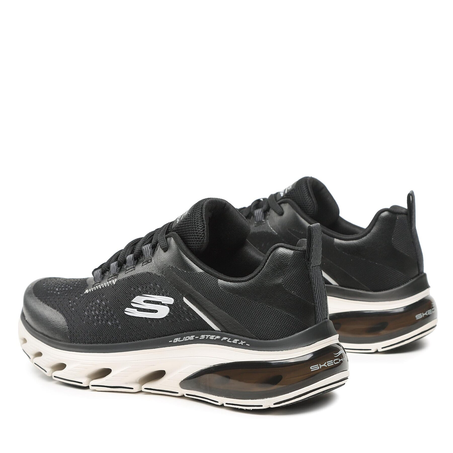 Skechers Сникърси Glide-Step Flex Air 232535/BKW Черен - Pepit.bg