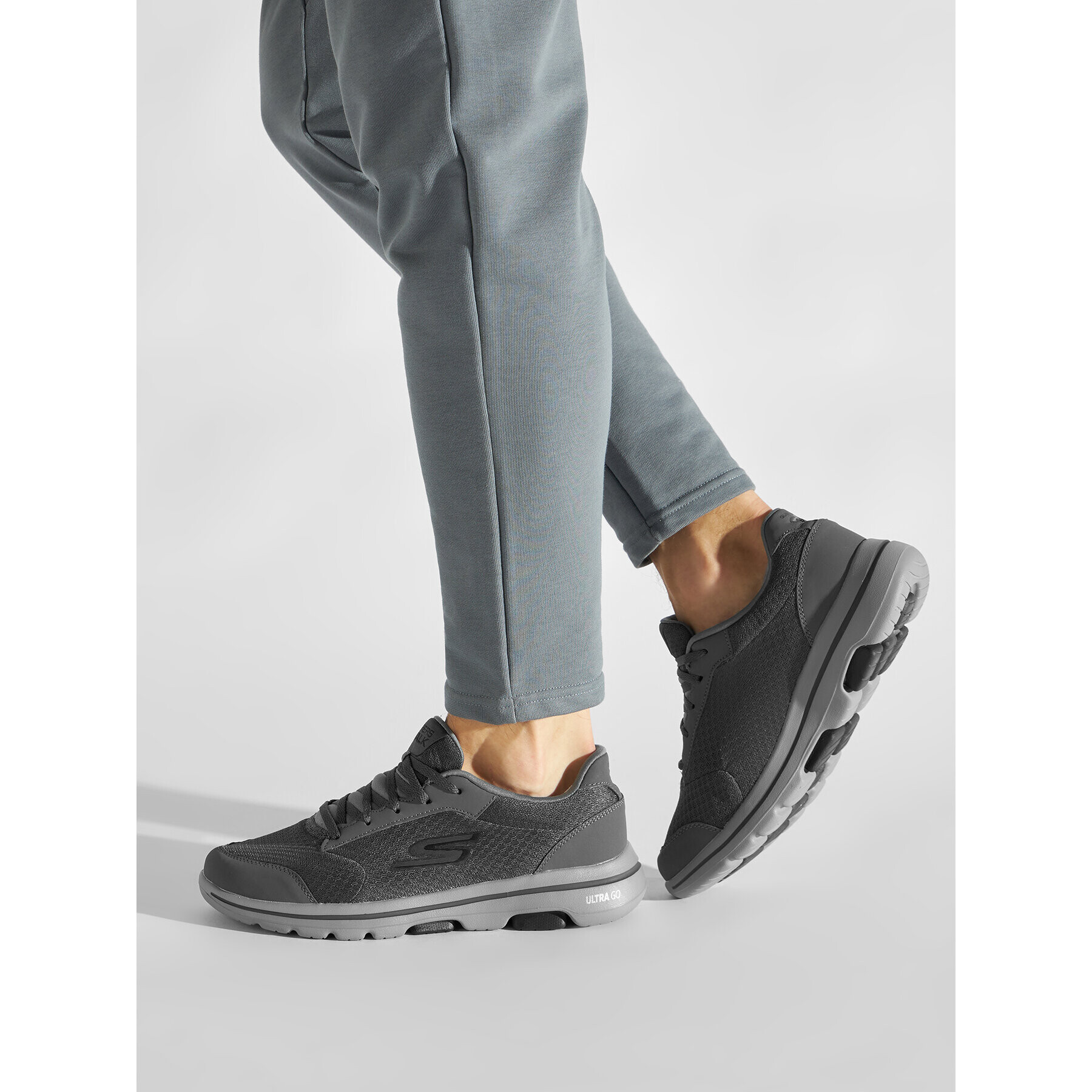 Skechers Сникърси Go Walk 5 55509/CCBK Черен - Pepit.bg