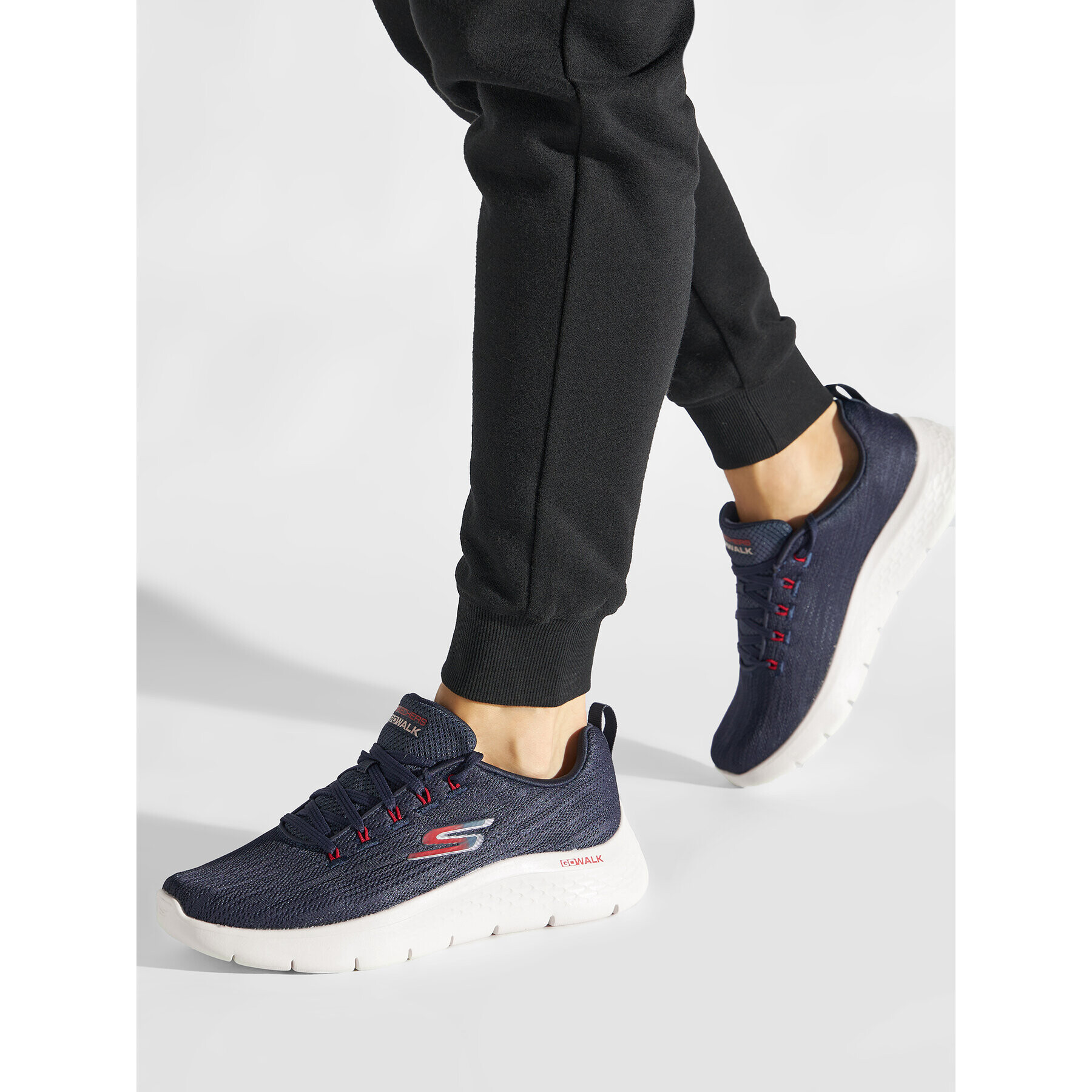 Skechers Сникърси Go Walk Flex 216481/NVRD Тъмносин - Pepit.bg