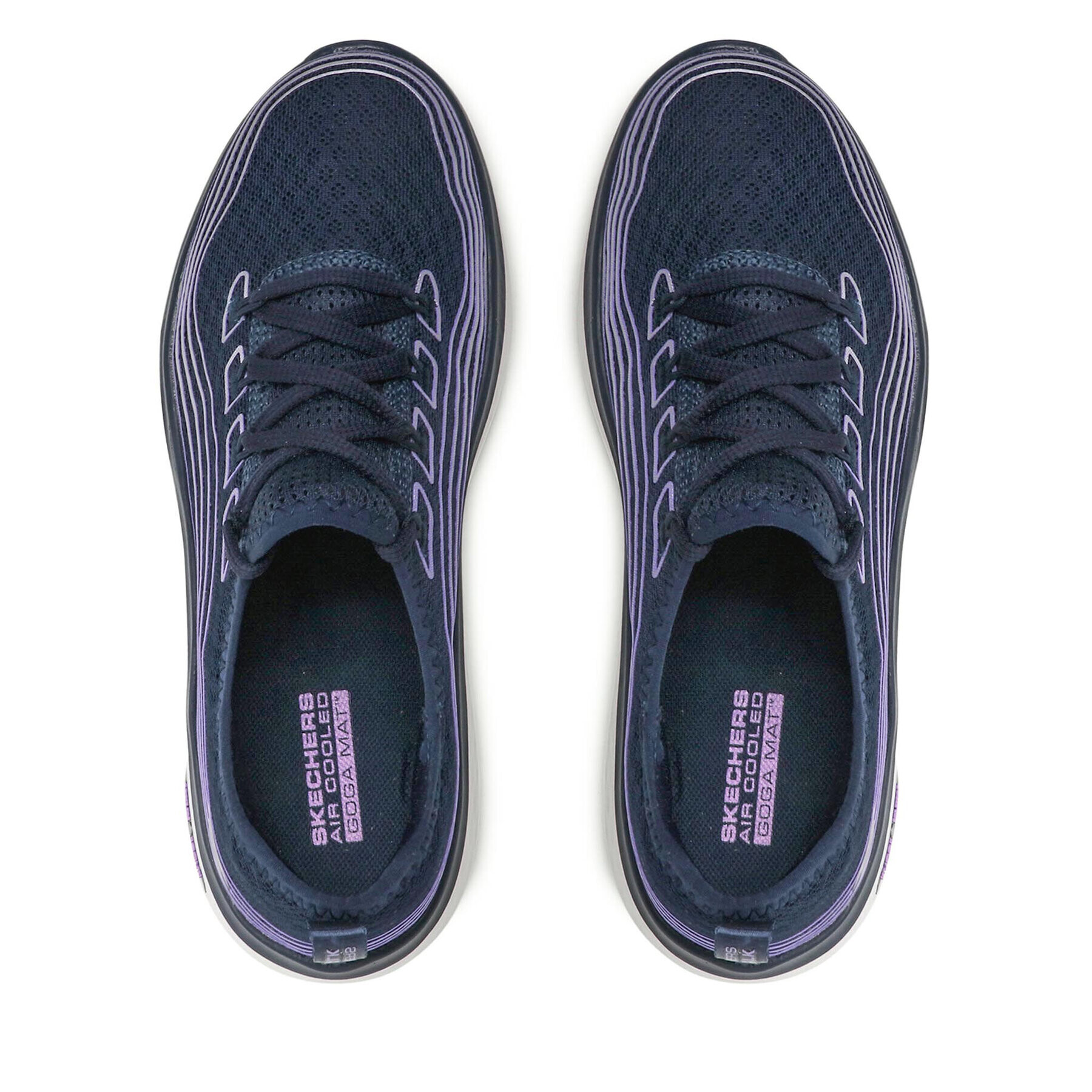 Skechers Сникърси Go Walk Hyper Burst 124599/NVLV Тъмносин - Pepit.bg