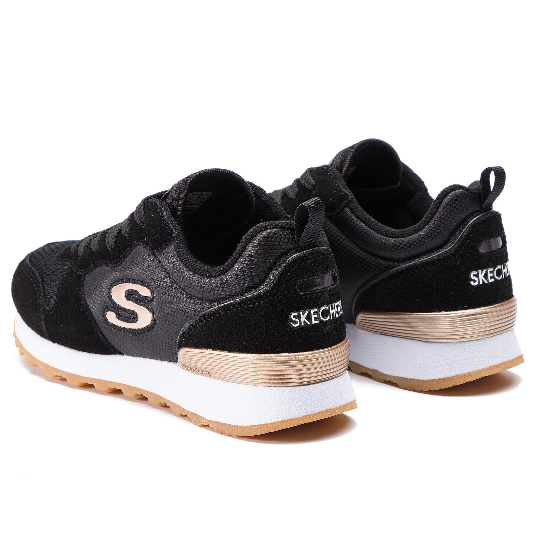 Skechers Сникърси Goldn Gurl 111/BLK Черен - Pepit.bg