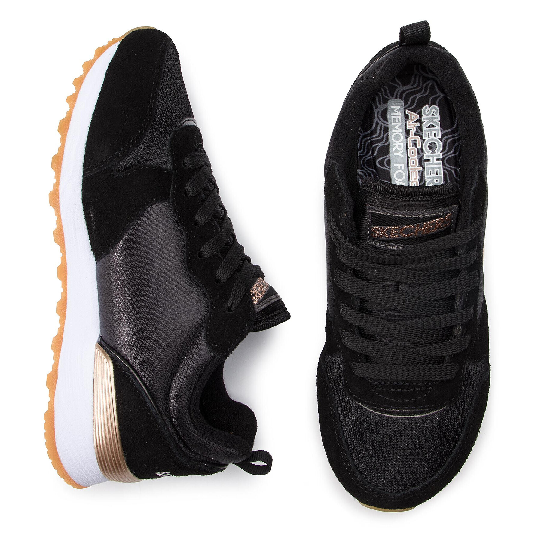 Skechers Сникърси Goldn Gurl 111/BLK Черен - Pepit.bg