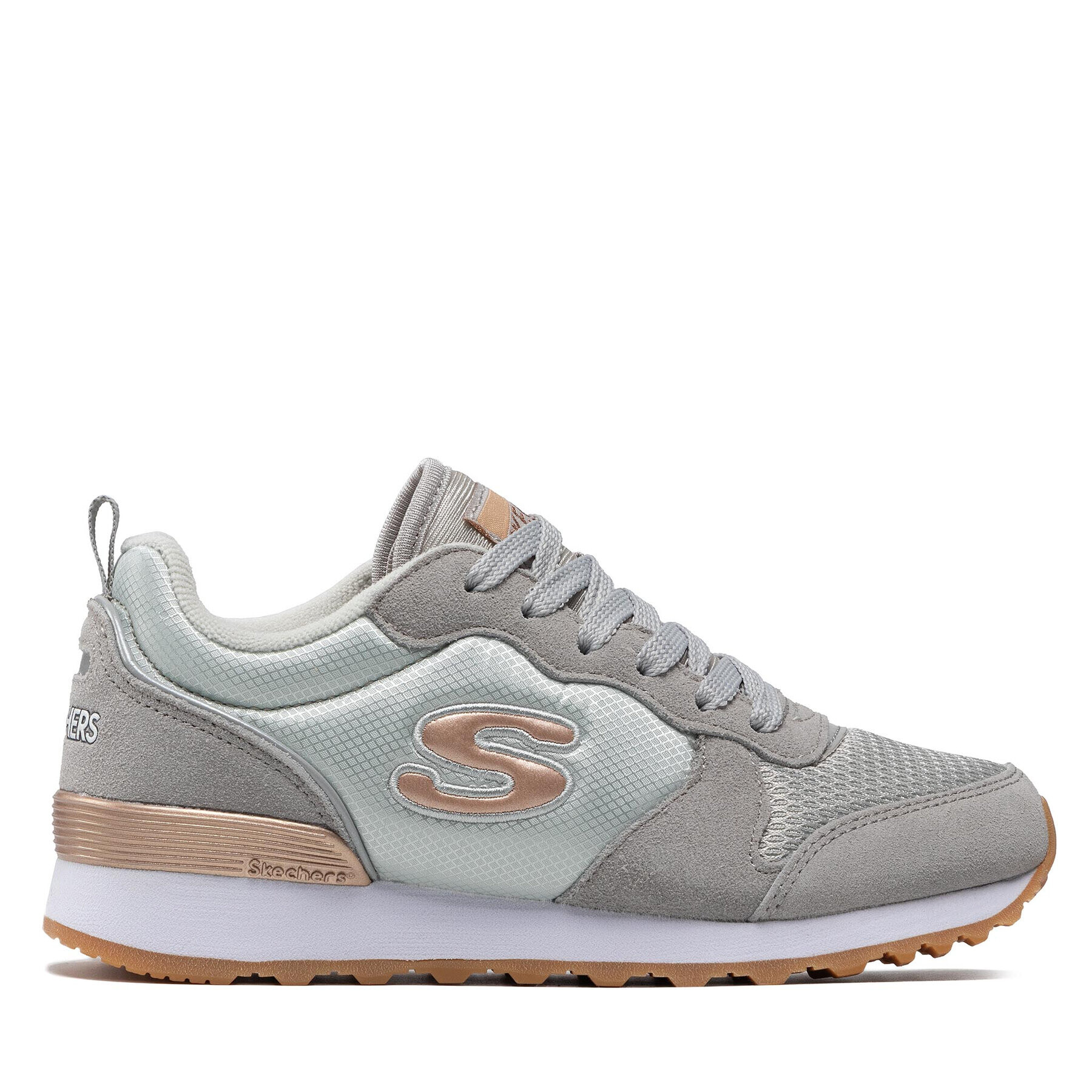Skechers Сникърси Goldn Gurl 111/LTGY Сив - Pepit.bg