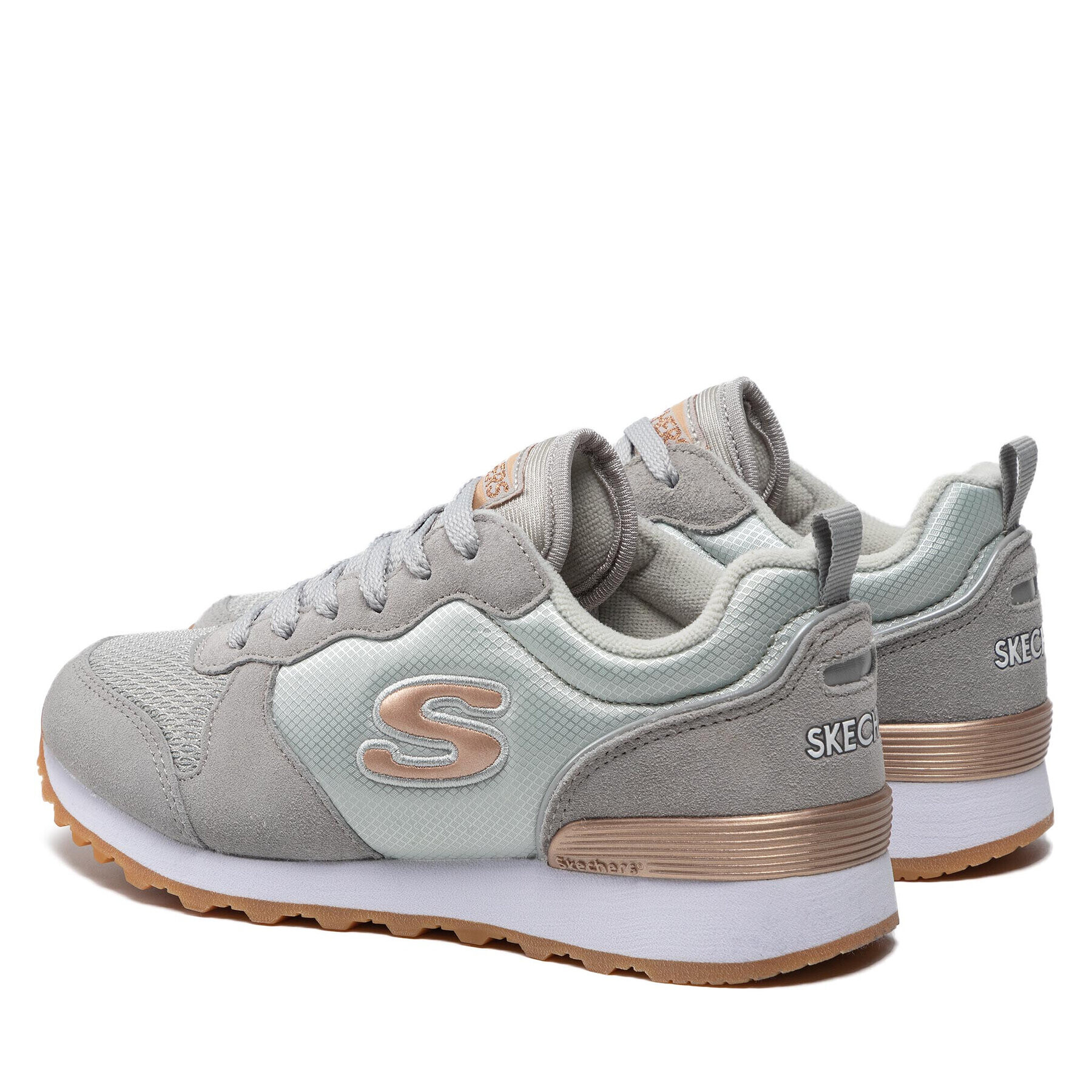 Skechers Сникърси Goldn Gurl 111/LTGY Сив - Pepit.bg