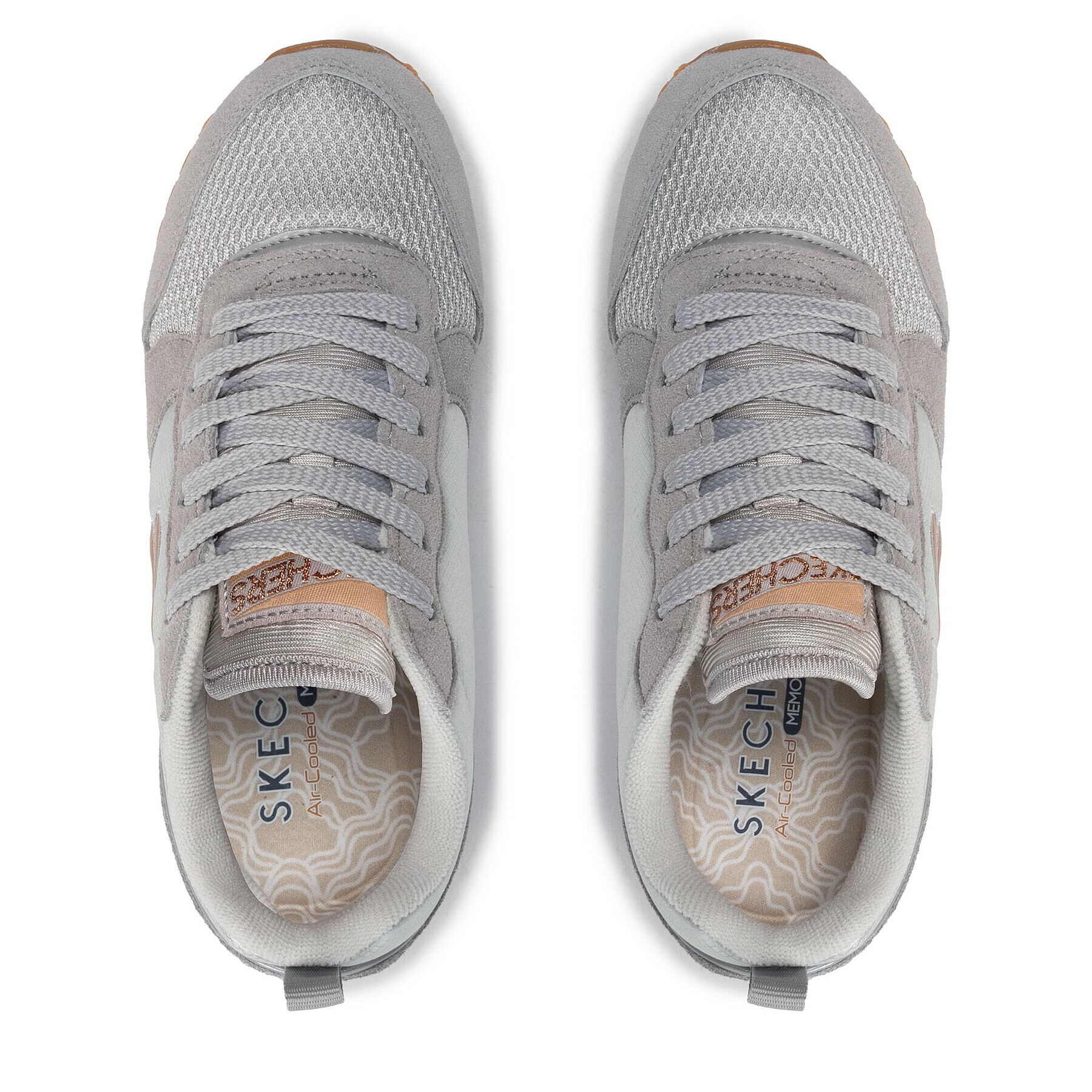 Skechers Сникърси Goldn Gurl 111/LTGY Сив - Pepit.bg