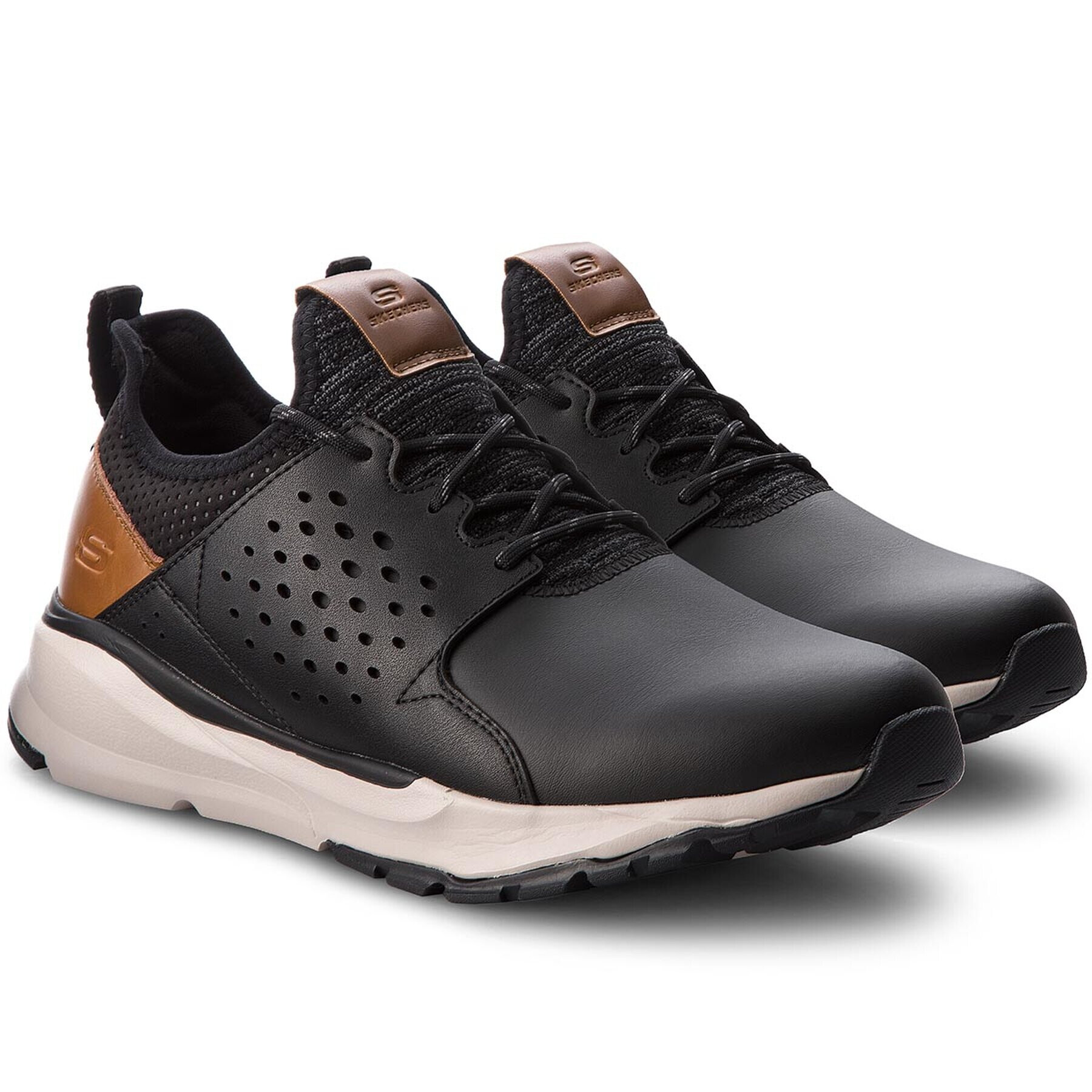 Skechers Сникърси Hemson 65732/BLK Черен - Pepit.bg