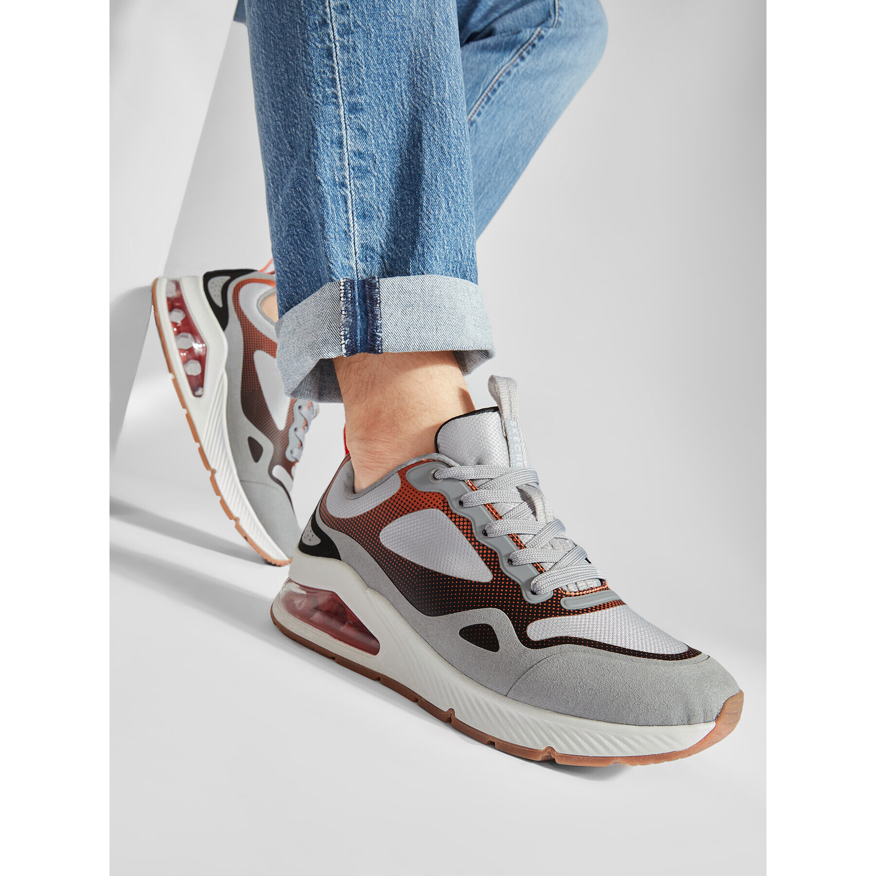 Skechers Сникърси Karma 232182/GYMT Сив - Pepit.bg