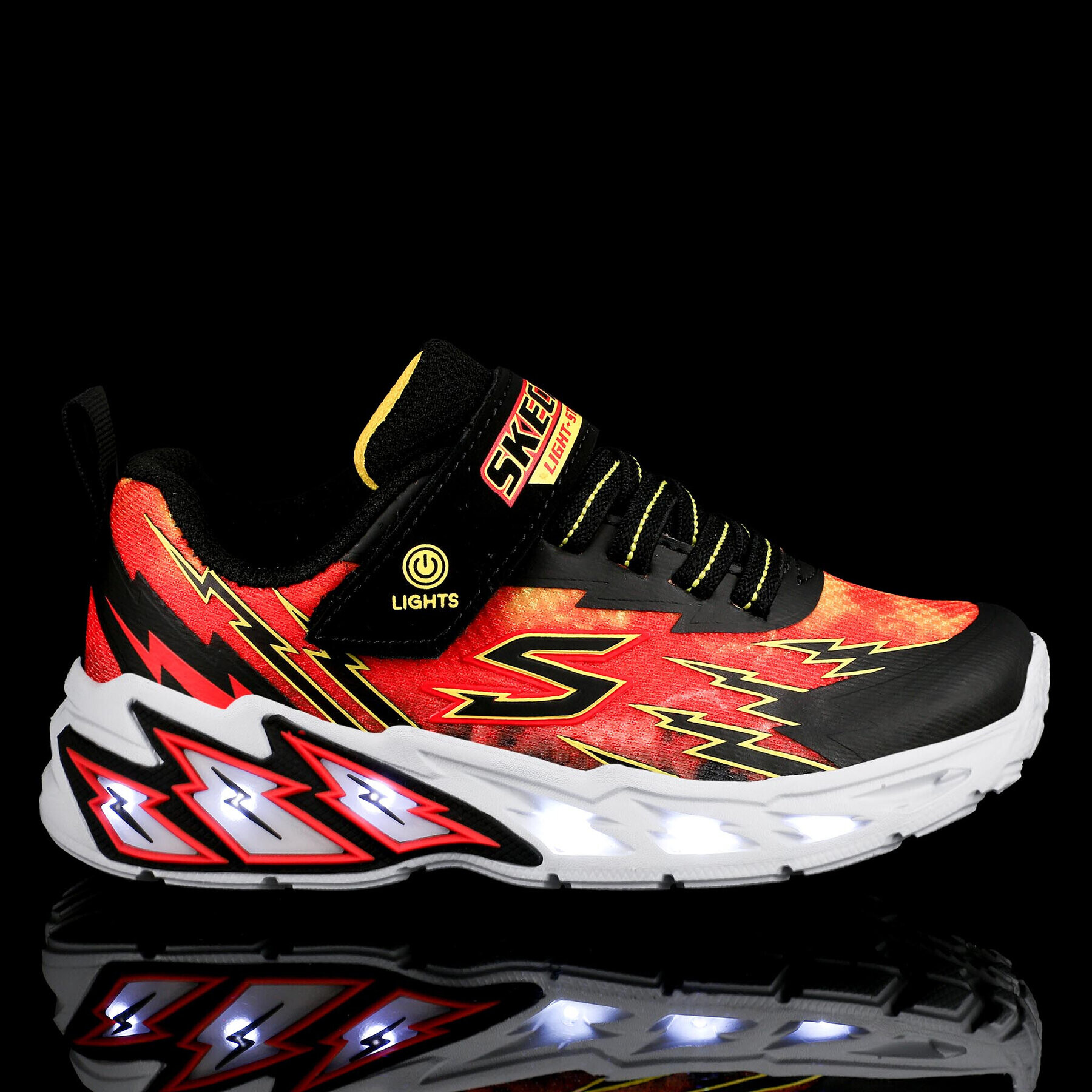 Skechers Сникърси Light Storm 2.0 400150L/BKRD Черен - Pepit.bg