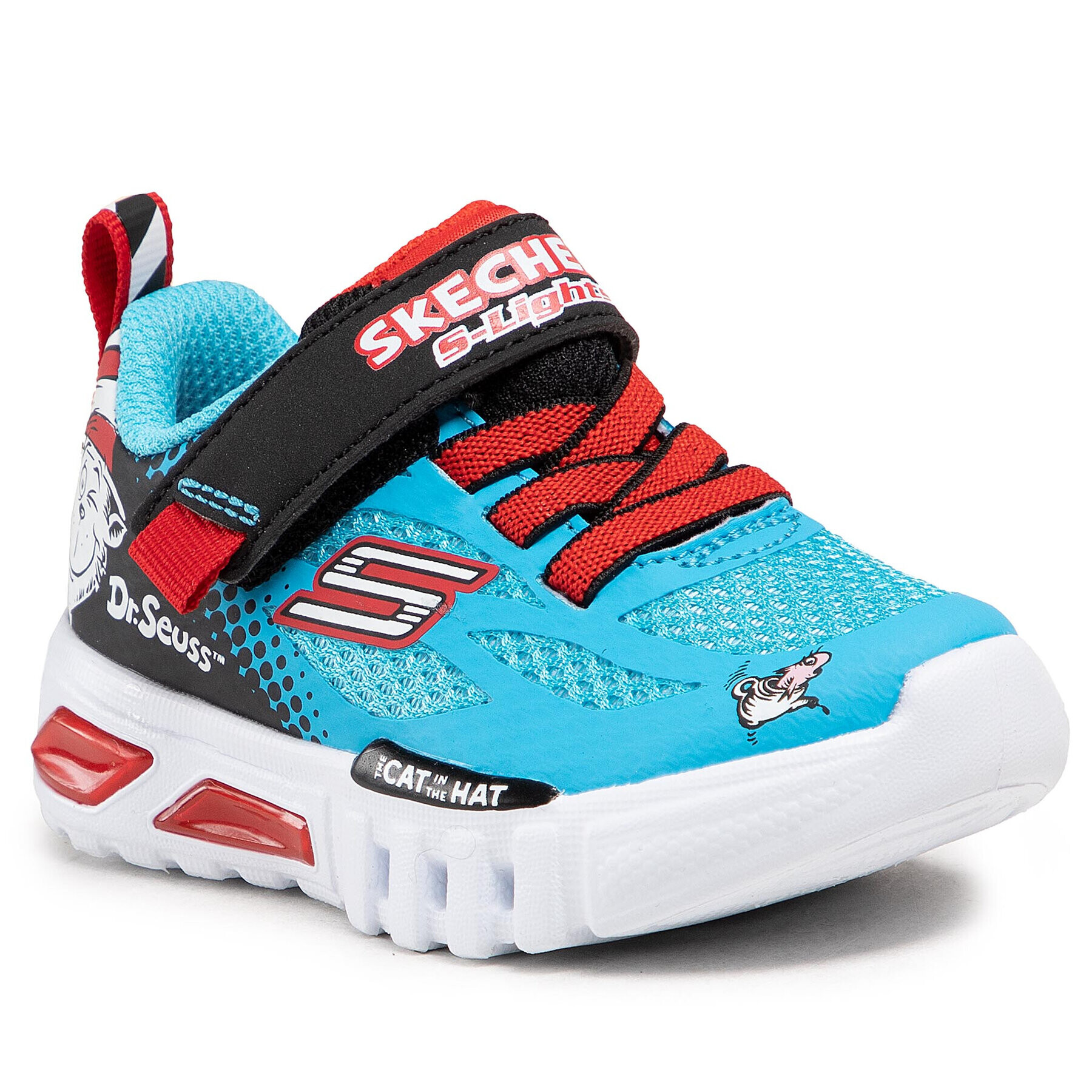 Skechers Сникърси Lighted Thinks 406002N/BLBK Син - Pepit.bg