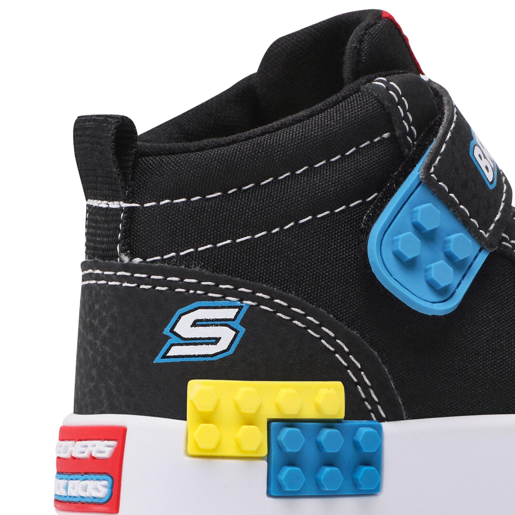 Skechers Сникърси Lil Constructor 402224N/BKMT Черен - Pepit.bg