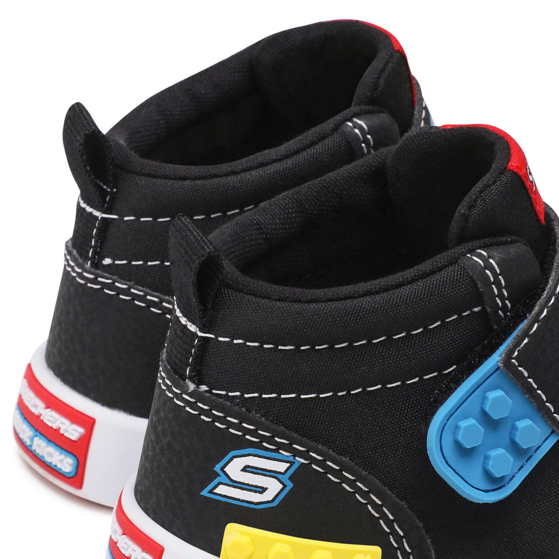 Skechers Сникърси Lil Constructor 402224N/BKMT Черен - Pepit.bg