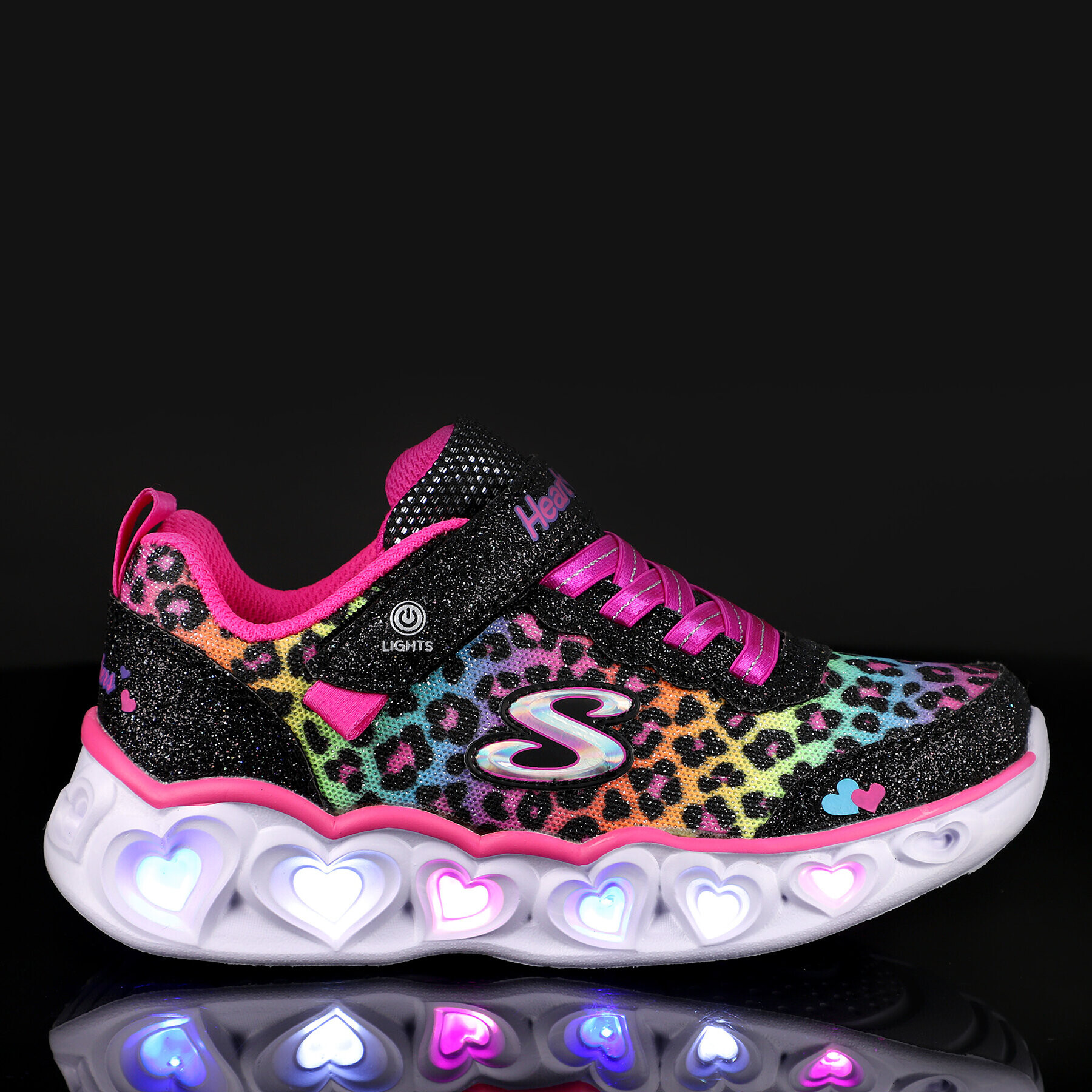 Skechers Сникърси Love Match 302145L/BKMT Черен - Pepit.bg