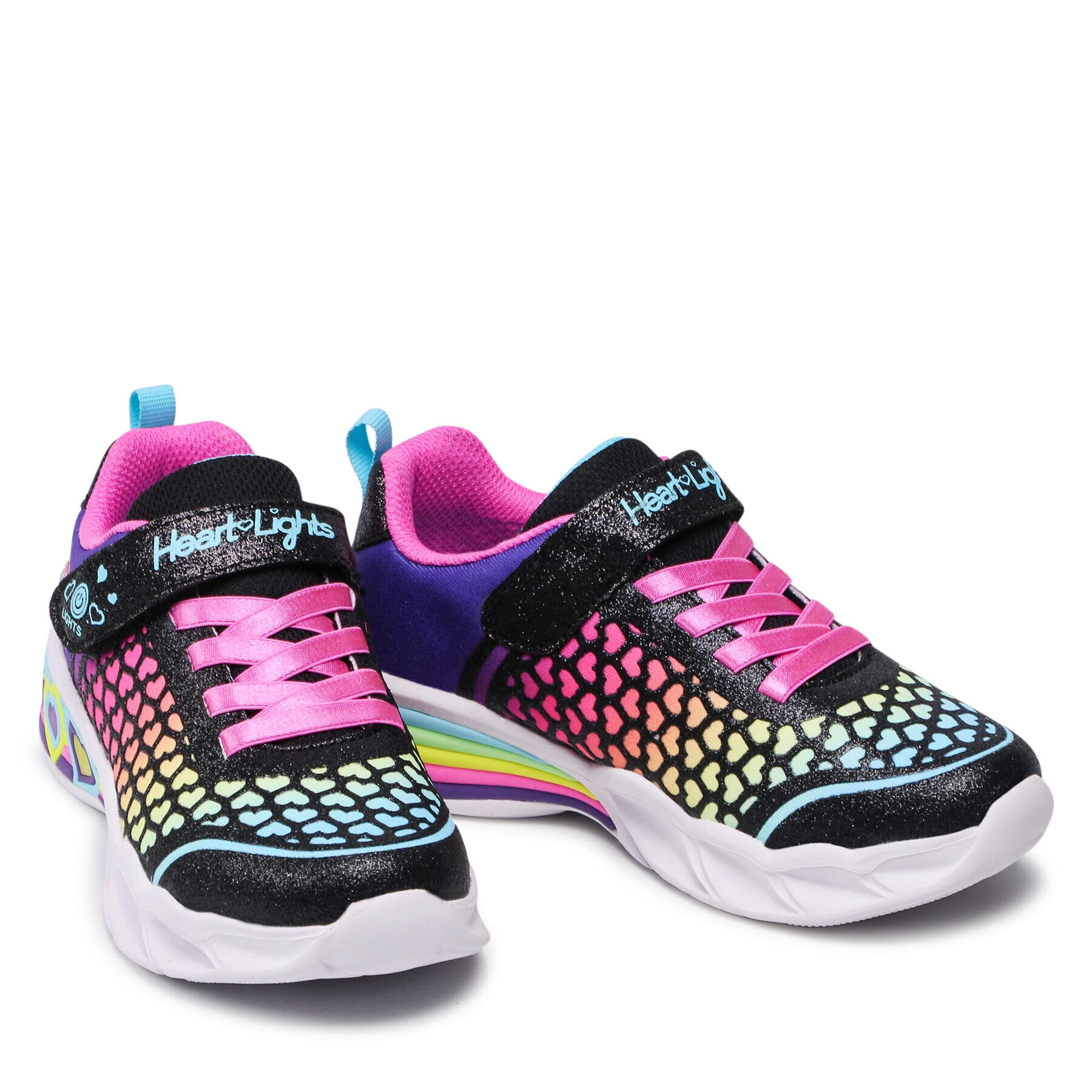 Skechers Сникърси Lovely Colors 302312L/BKMT Черен - Pepit.bg