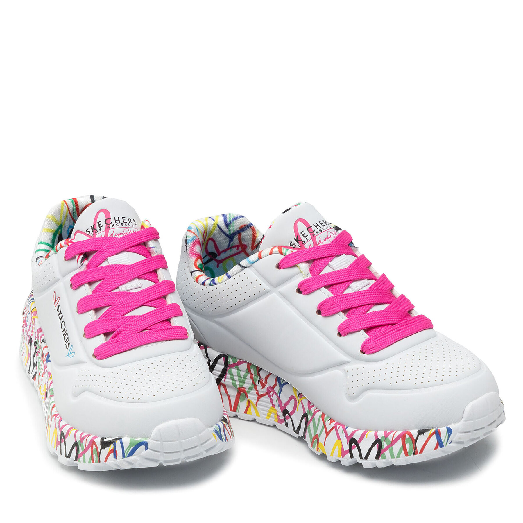 Skechers Сникърси Lovely Luv 314976L/WMLT Бял - Pepit.bg