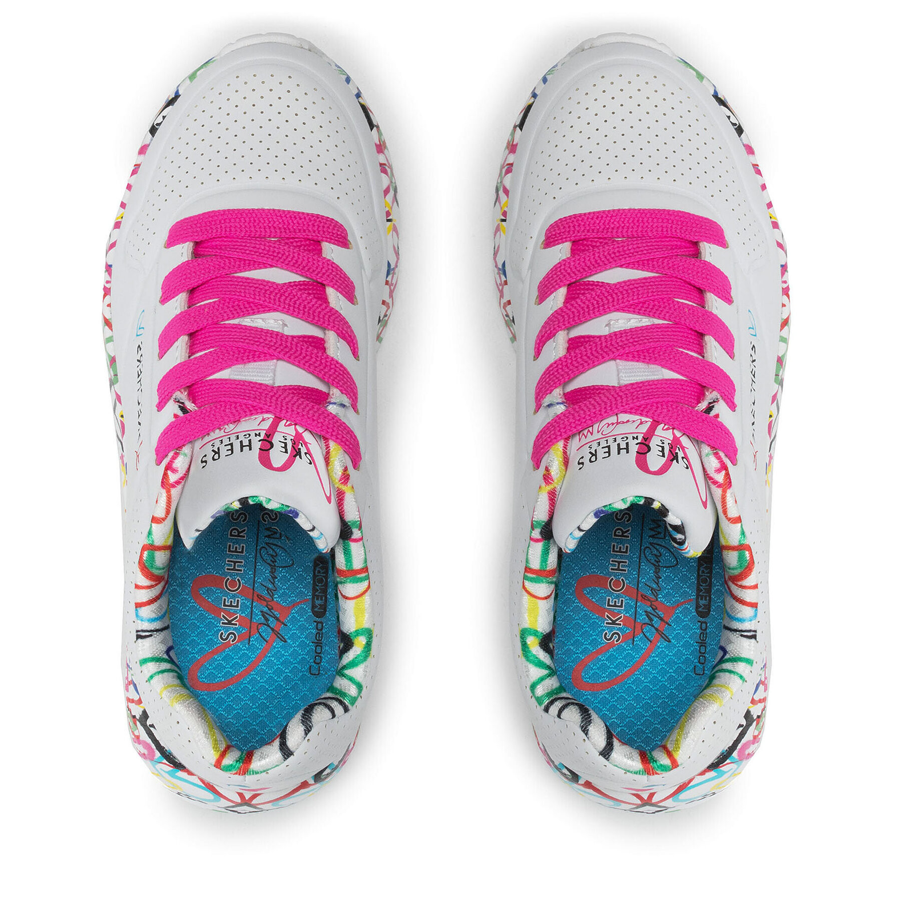 Skechers Сникърси Lovely Luv 314976L/WMLT Бял - Pepit.bg