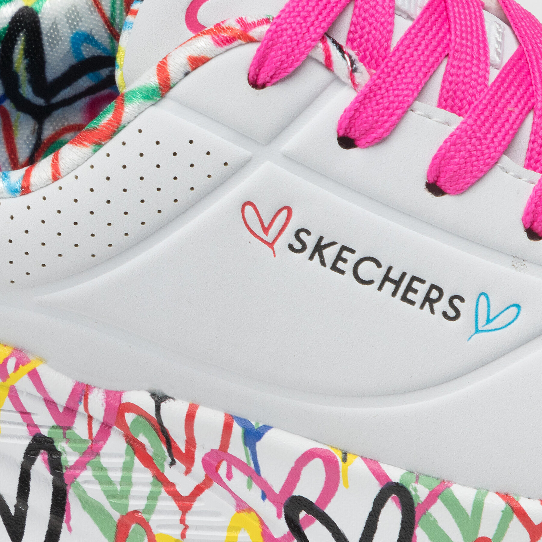 Skechers Сникърси Lovely Luv 314976L/WMLT Бял - Pepit.bg