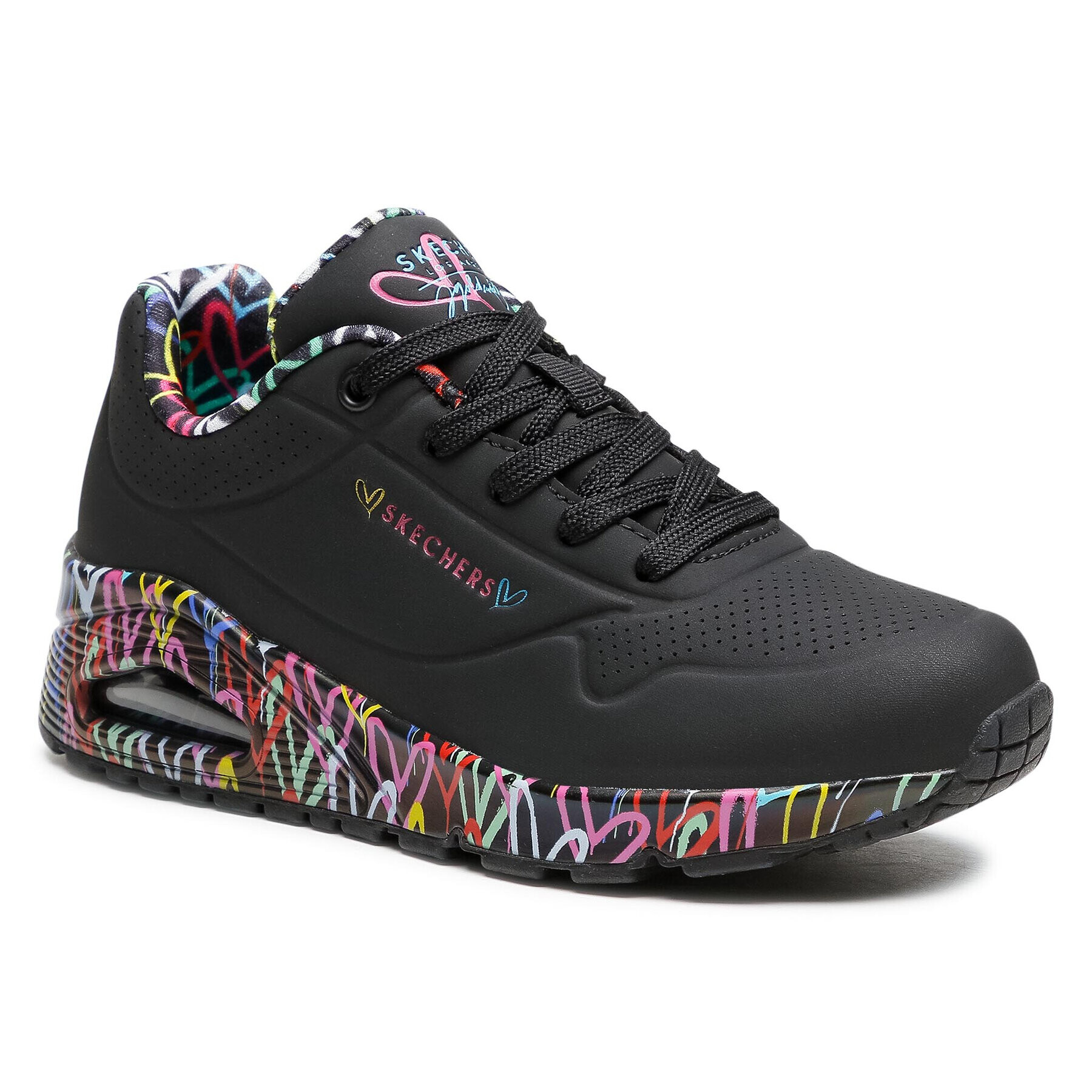 Skechers Сникърси Loving Love 155506/BBK Черен - Pepit.bg