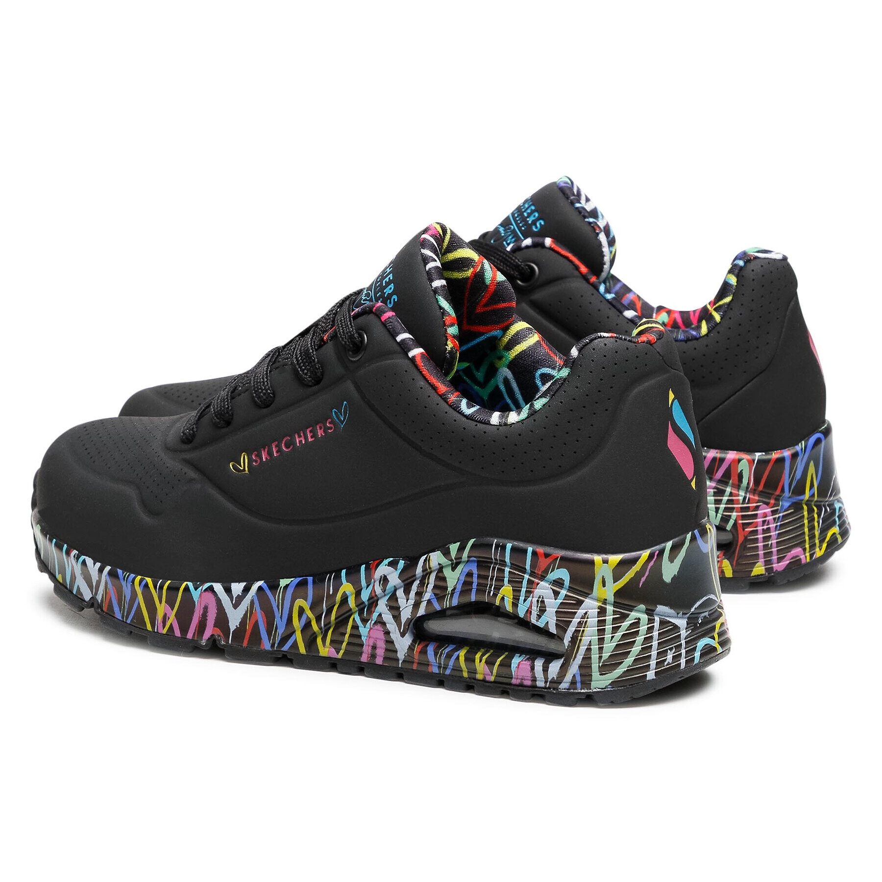 Skechers Сникърси Loving Love 155506/BBK Черен - Pepit.bg