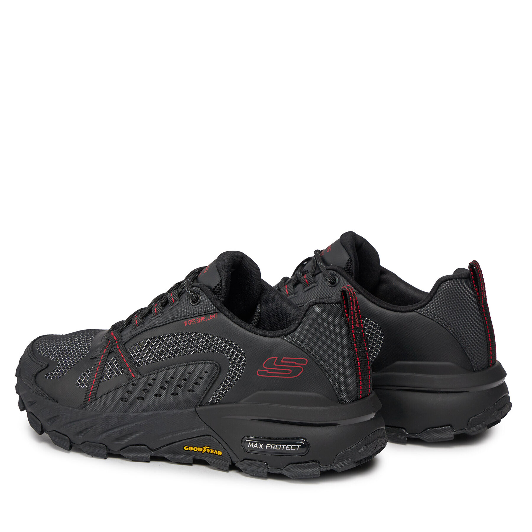 Skechers Сникърси Max Protect 237303/BKRD Черен - Pepit.bg