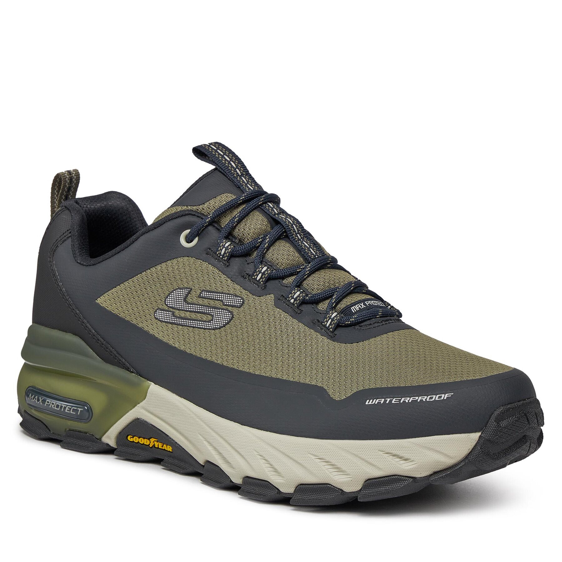 Skechers Сникърси Max Protect Fast Track 237304/OLBK Зелен - Pepit.bg