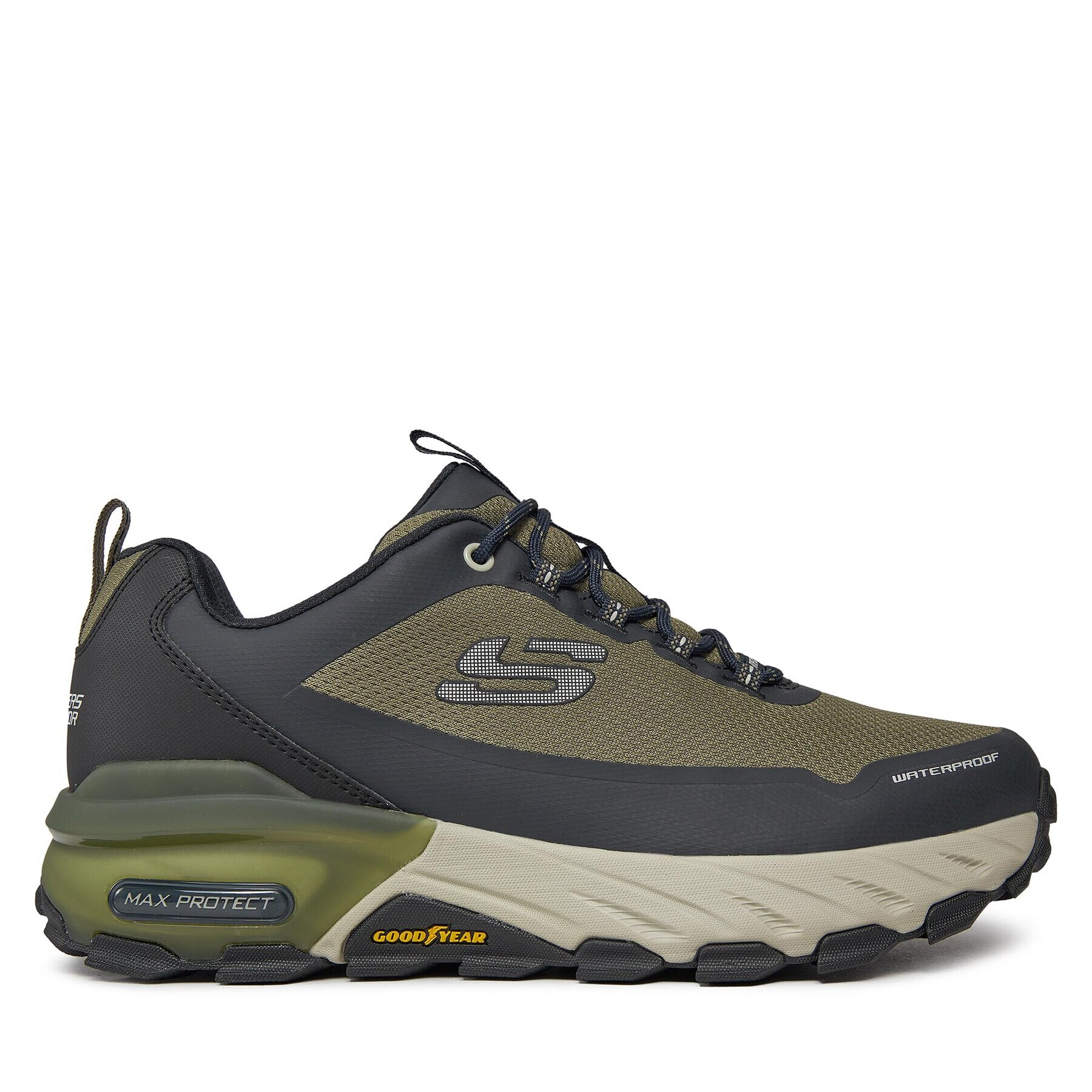 Skechers Сникърси Max Protect Fast Track 237304/OLBK Зелен - Pepit.bg