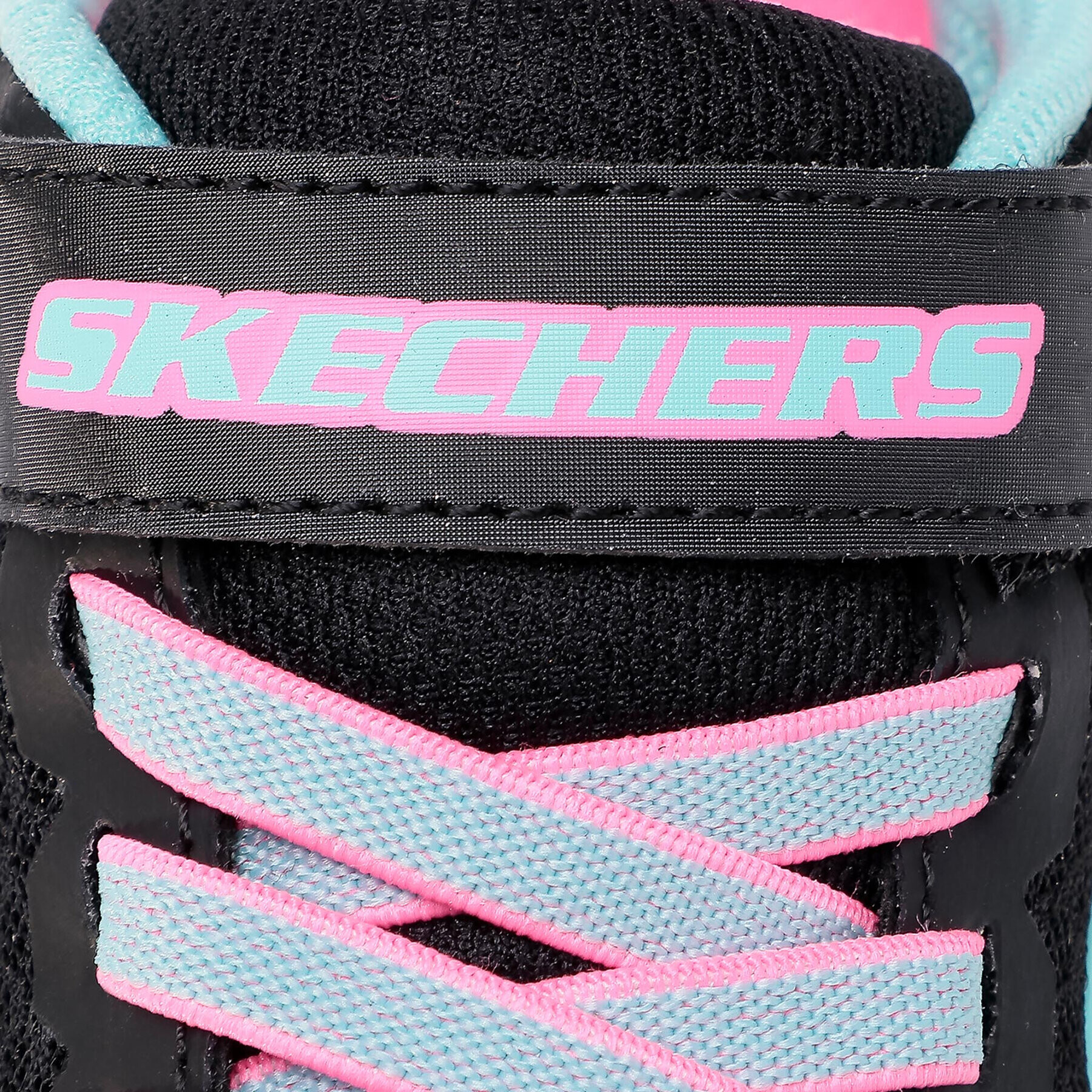 Skechers Сникърси Microspec 302016L/BKAQ Черен - Pepit.bg