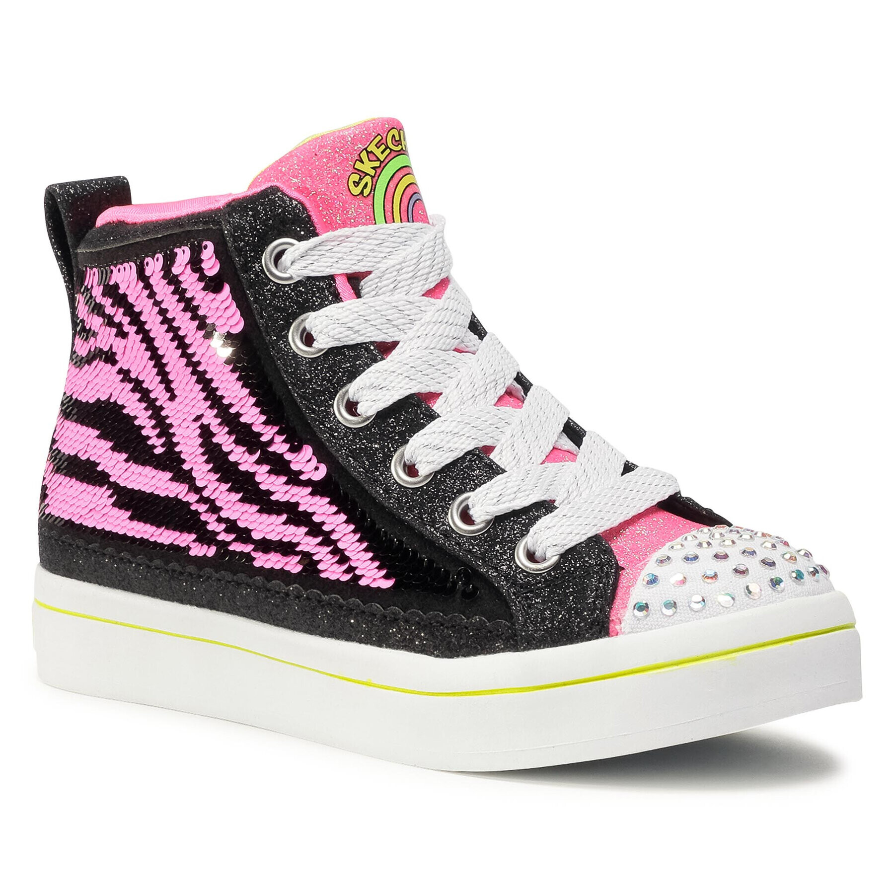 Skechers Сникърси Neon Muse 314025L/BKNP Черен - Pepit.bg