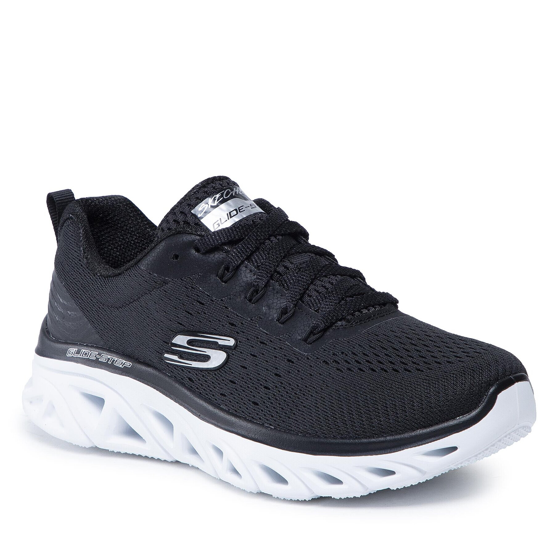 Skechers Сникърси New Facets 149556/BKW Черен - Pepit.bg