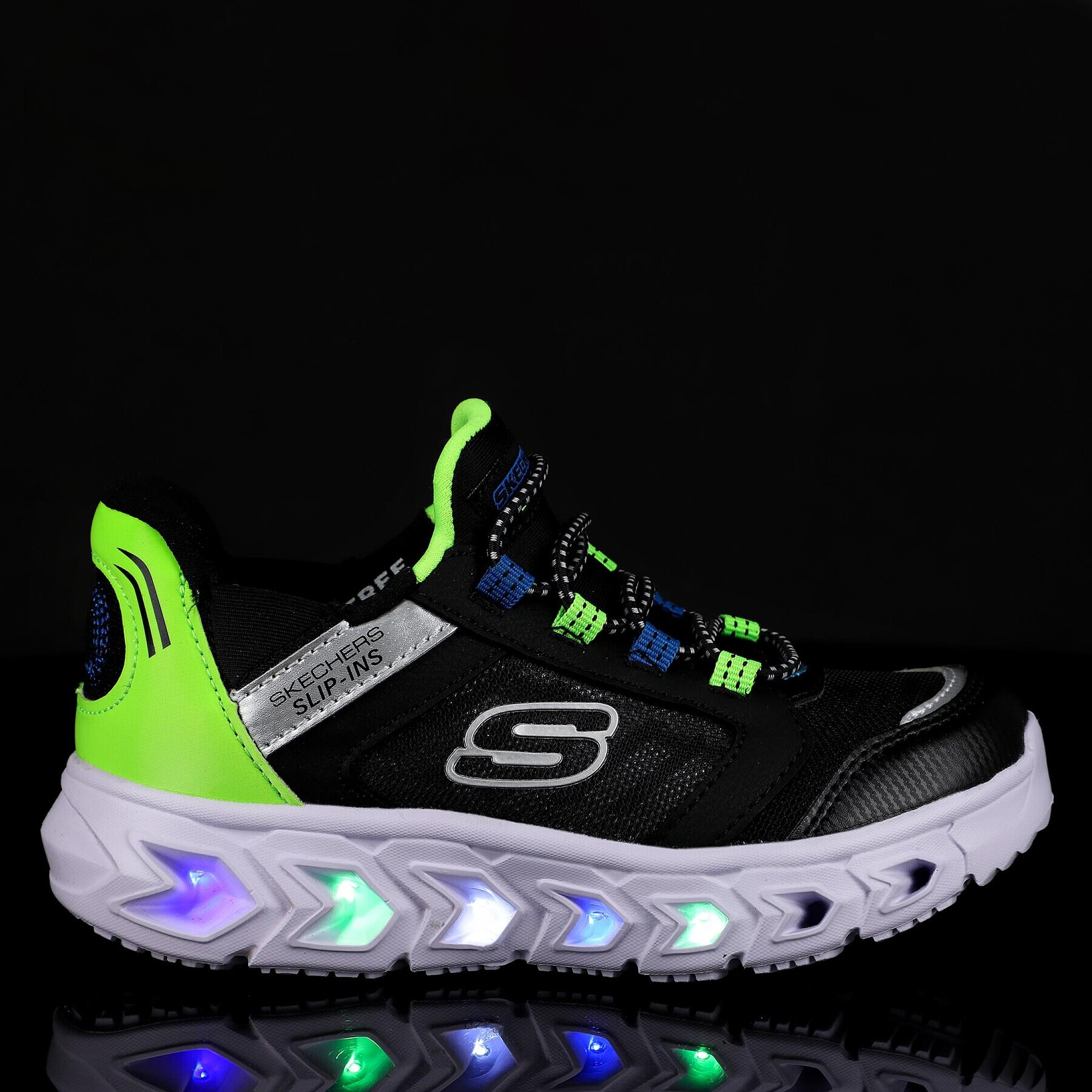 Skechers Сникърси Odelux 403843L/BKLM Черен - Pepit.bg