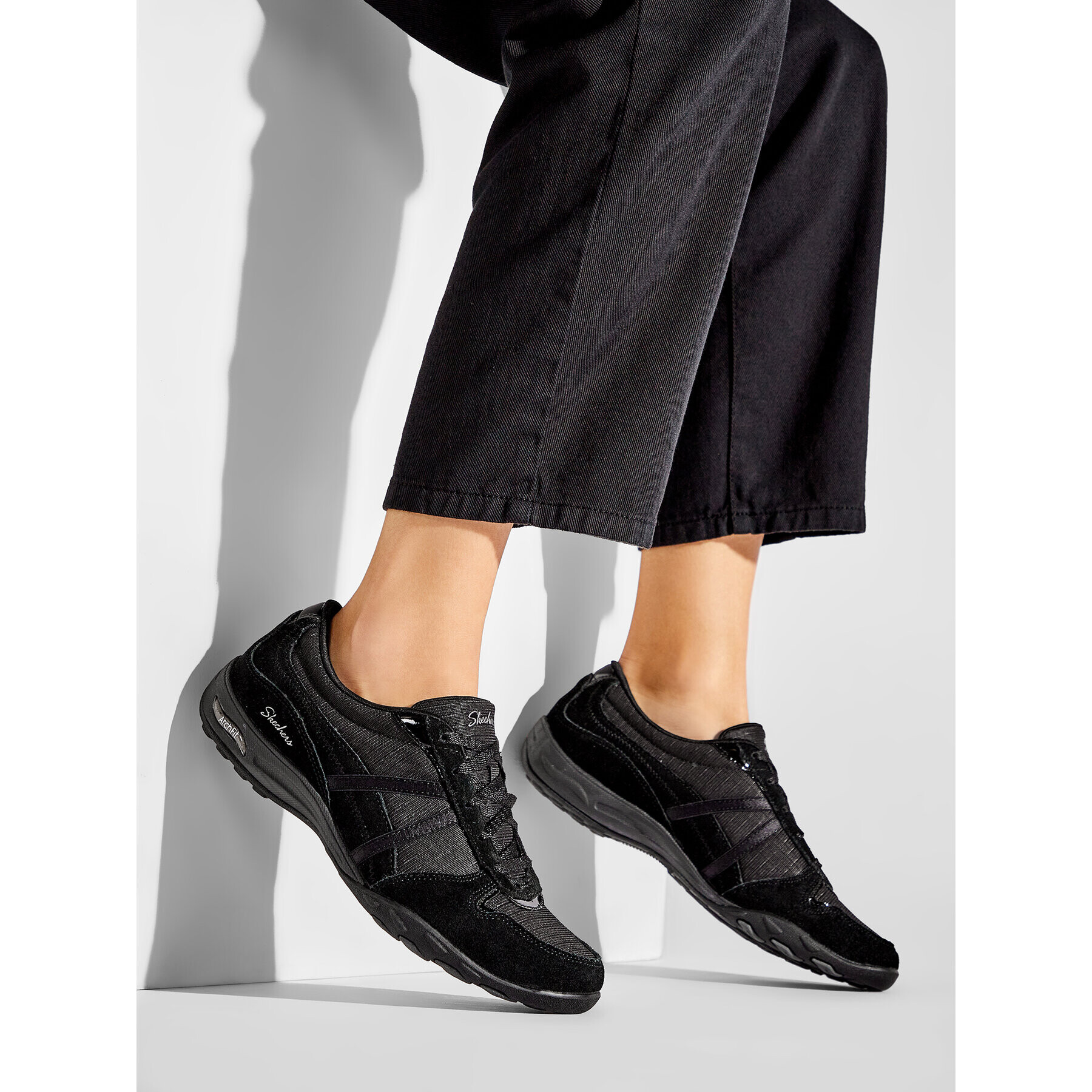Skechers Сникърси Perfect Day 100278/BLK Черен - Pepit.bg