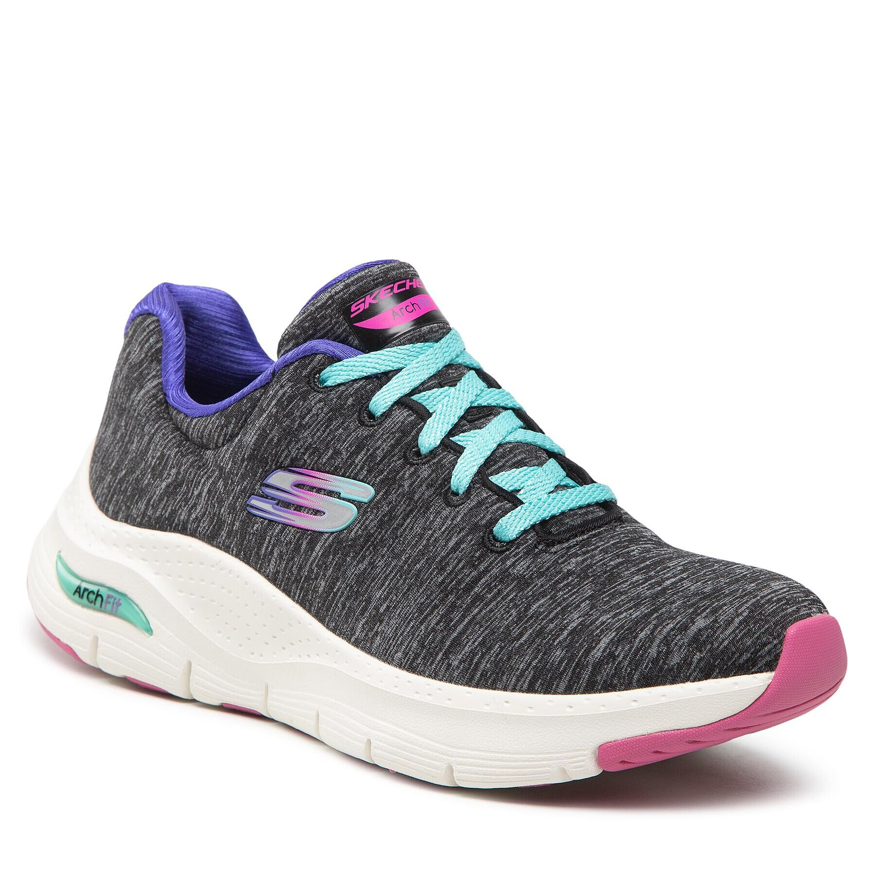Skechers Сникърси Pillow Walker 149165/BKMT Сив - Pepit.bg