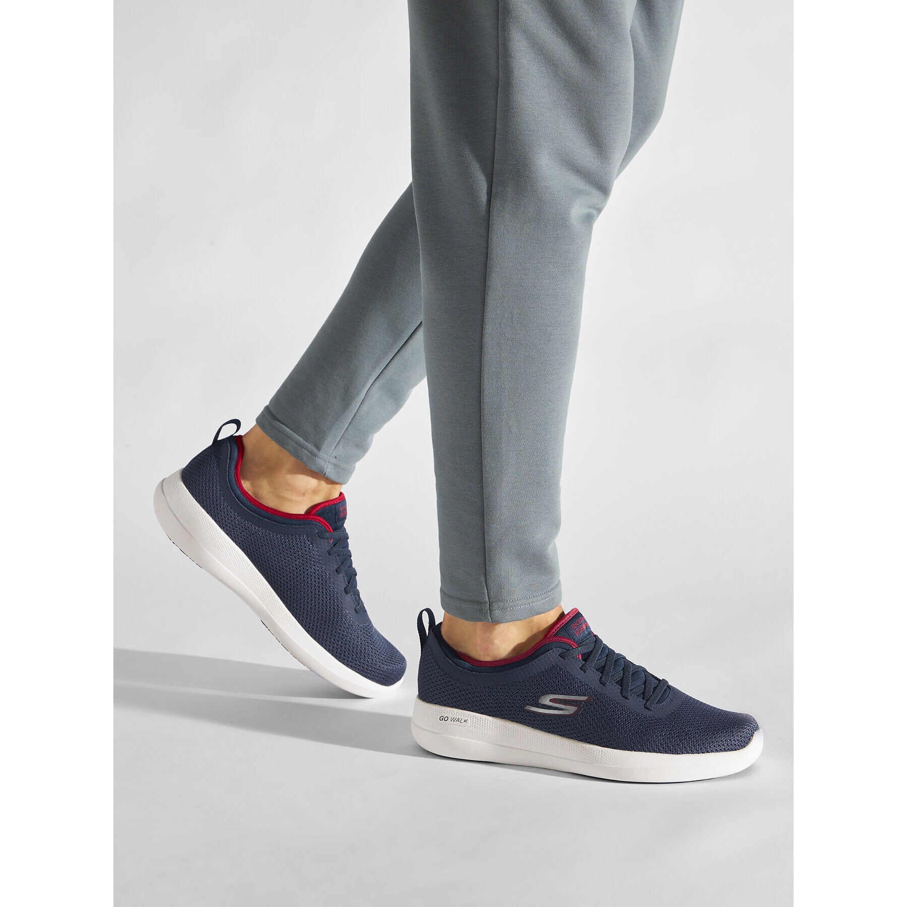 Skechers Сникърси Progress 216142/NVRD Тъмносин - Pepit.bg