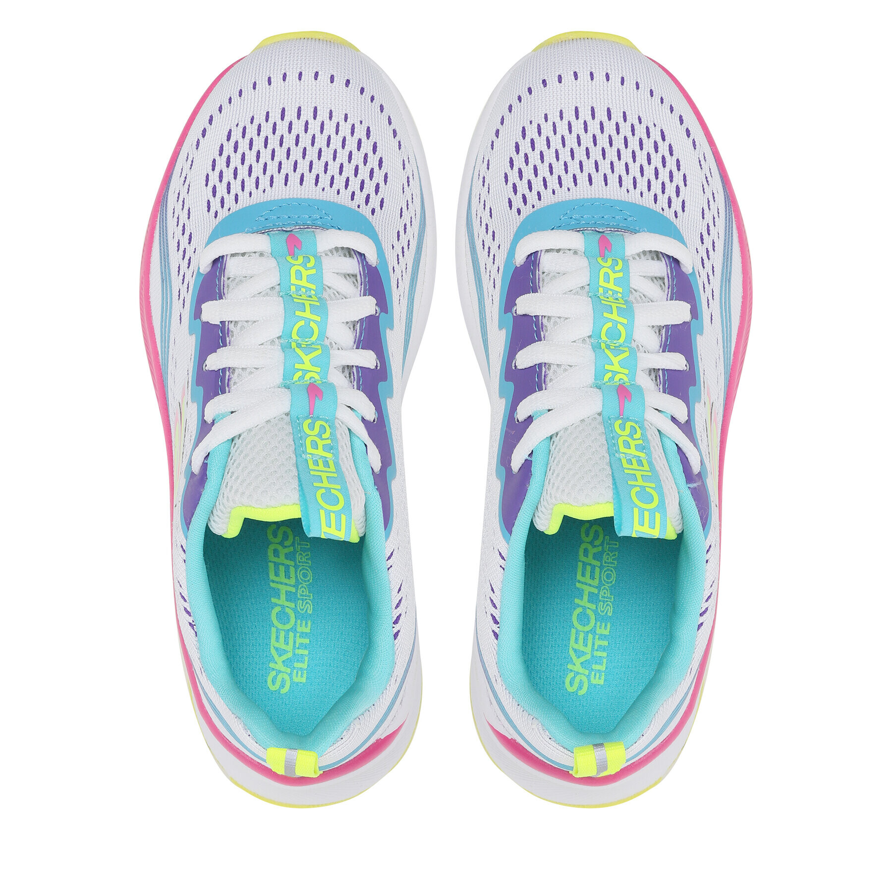 Skechers Сникърси Radiant Squad 303651L/WMLT Бял - Pepit.bg