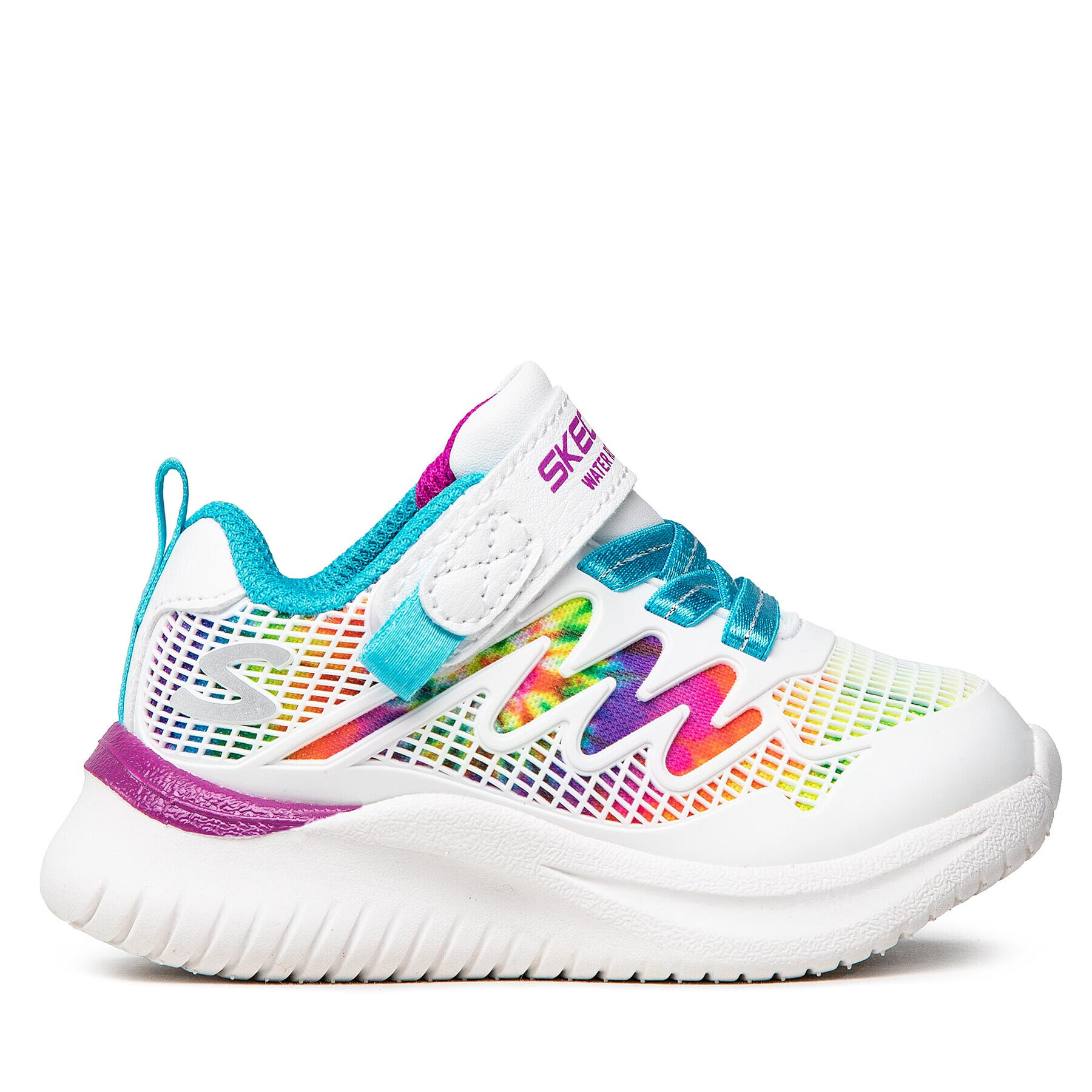 Skechers Сникърси Radiant Swirl 302434N/WMLT Бял - Pepit.bg