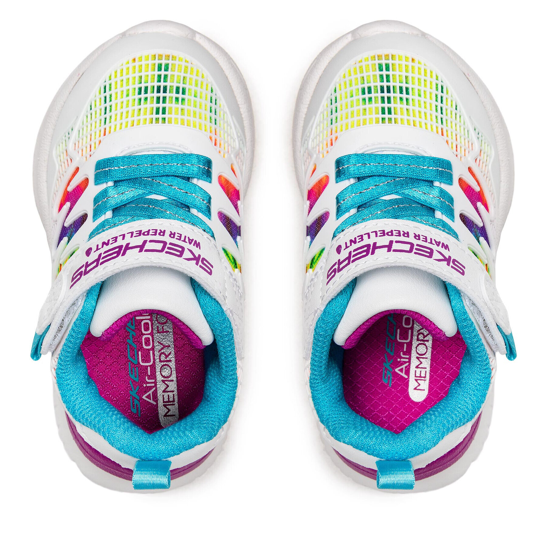 Skechers Сникърси Radiant Swirl 302434N/WMLT Бял - Pepit.bg