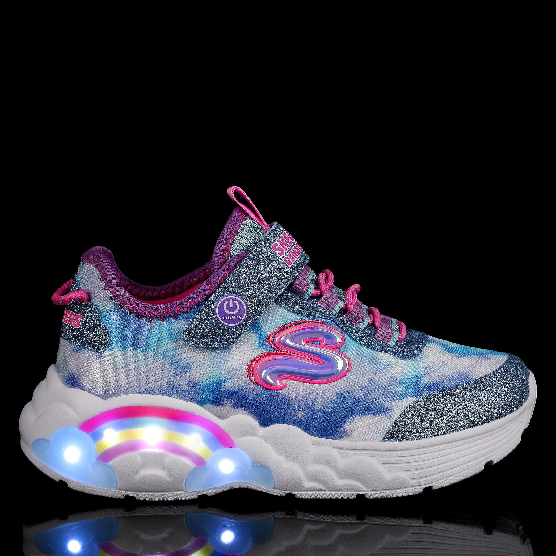 Skechers Сникърси Rainbow Racer 302300L/BLU Син - Pepit.bg
