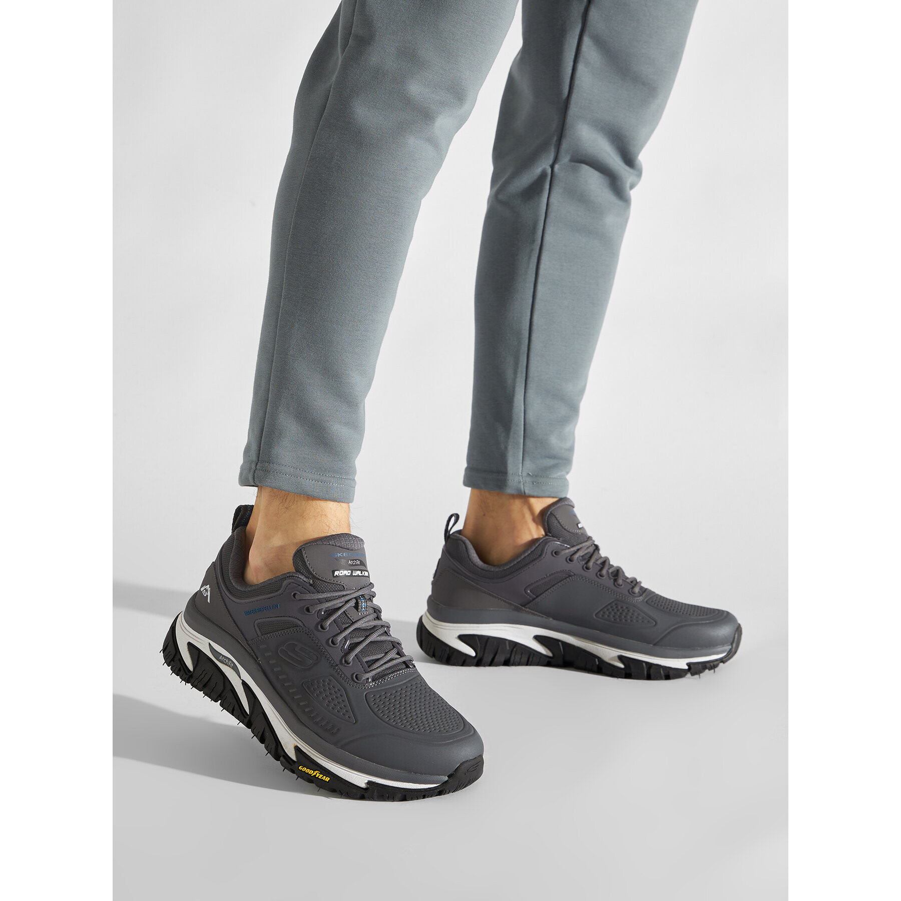 Skechers Сникърси Recon 237333/CHAR Сив - Pepit.bg