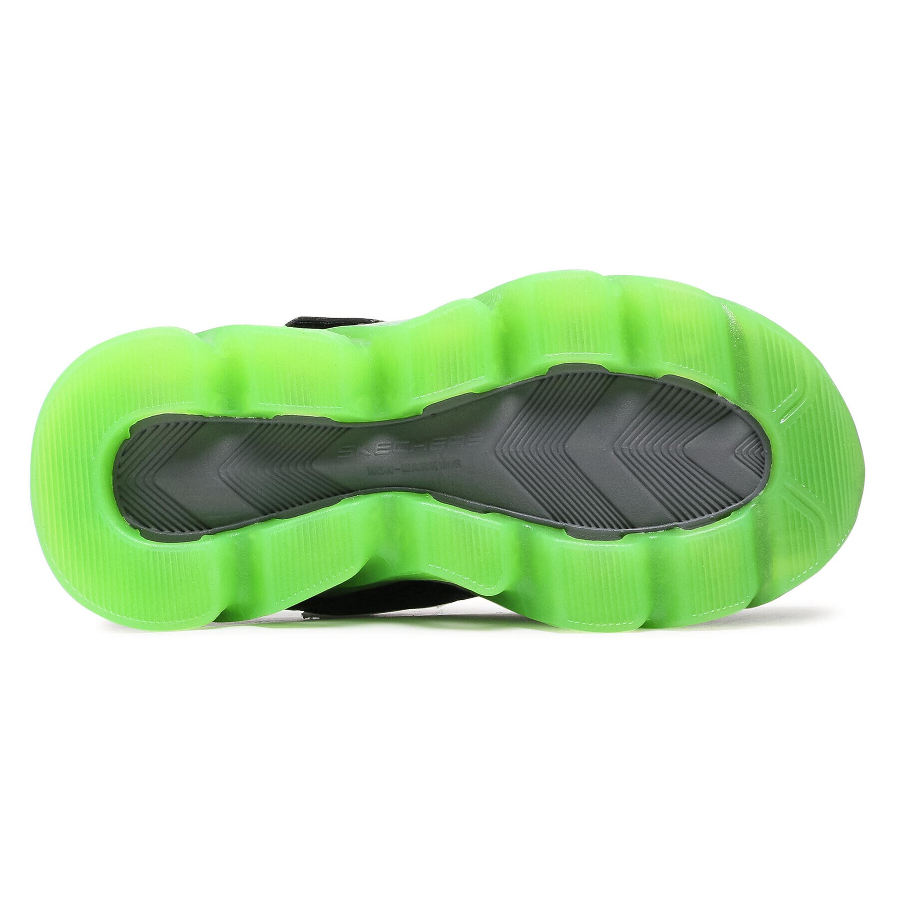 Skechers Сникърси S Lights 400130L/BKLM Черен - Pepit.bg