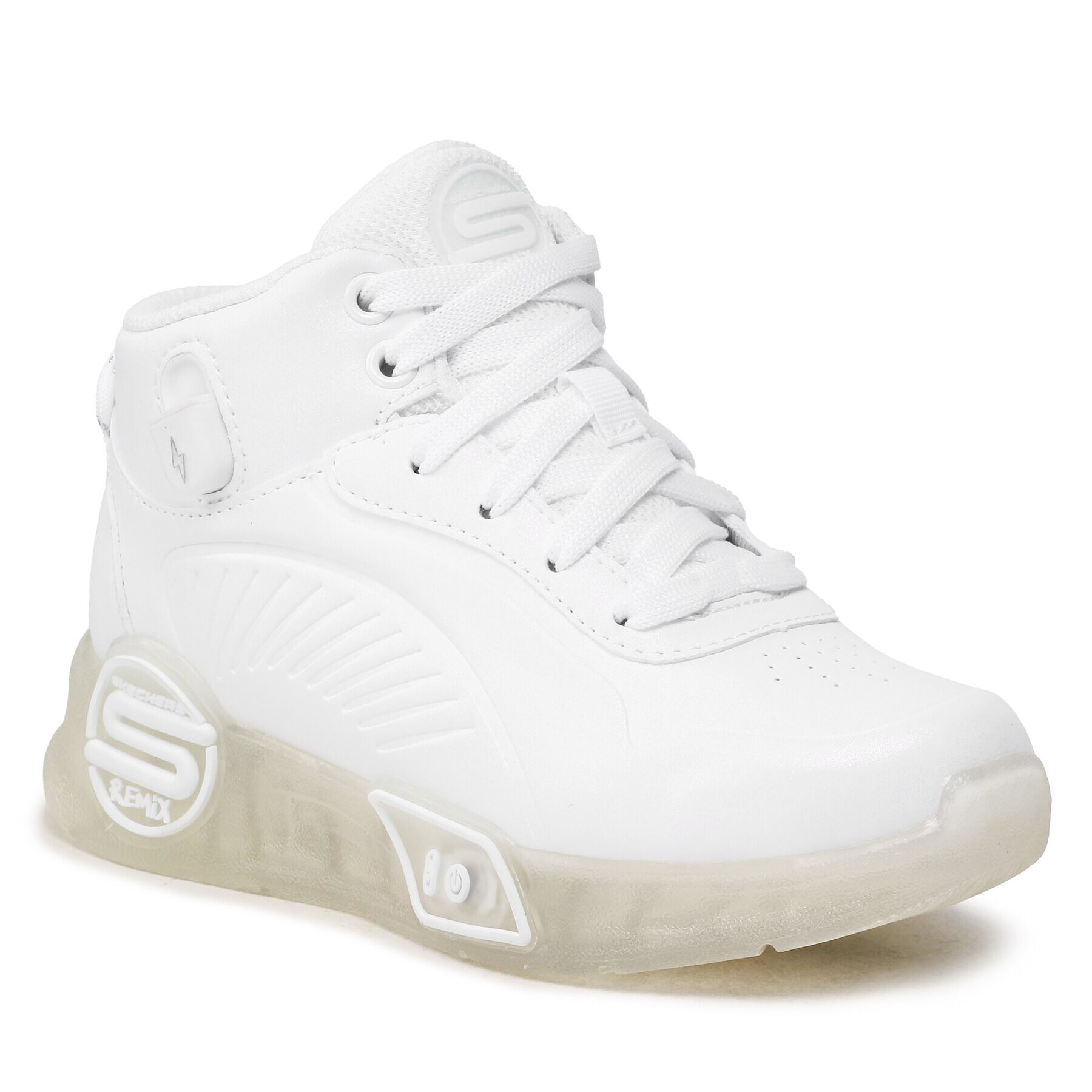 Skechers Сникърси S-Lights Remix 310100L/WHT Бял - Pepit.bg