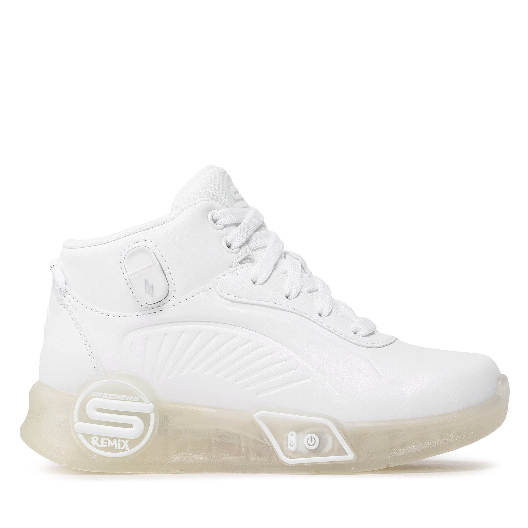 Skechers Сникърси S-Lights Remix 310100L/WHT Бял - Pepit.bg