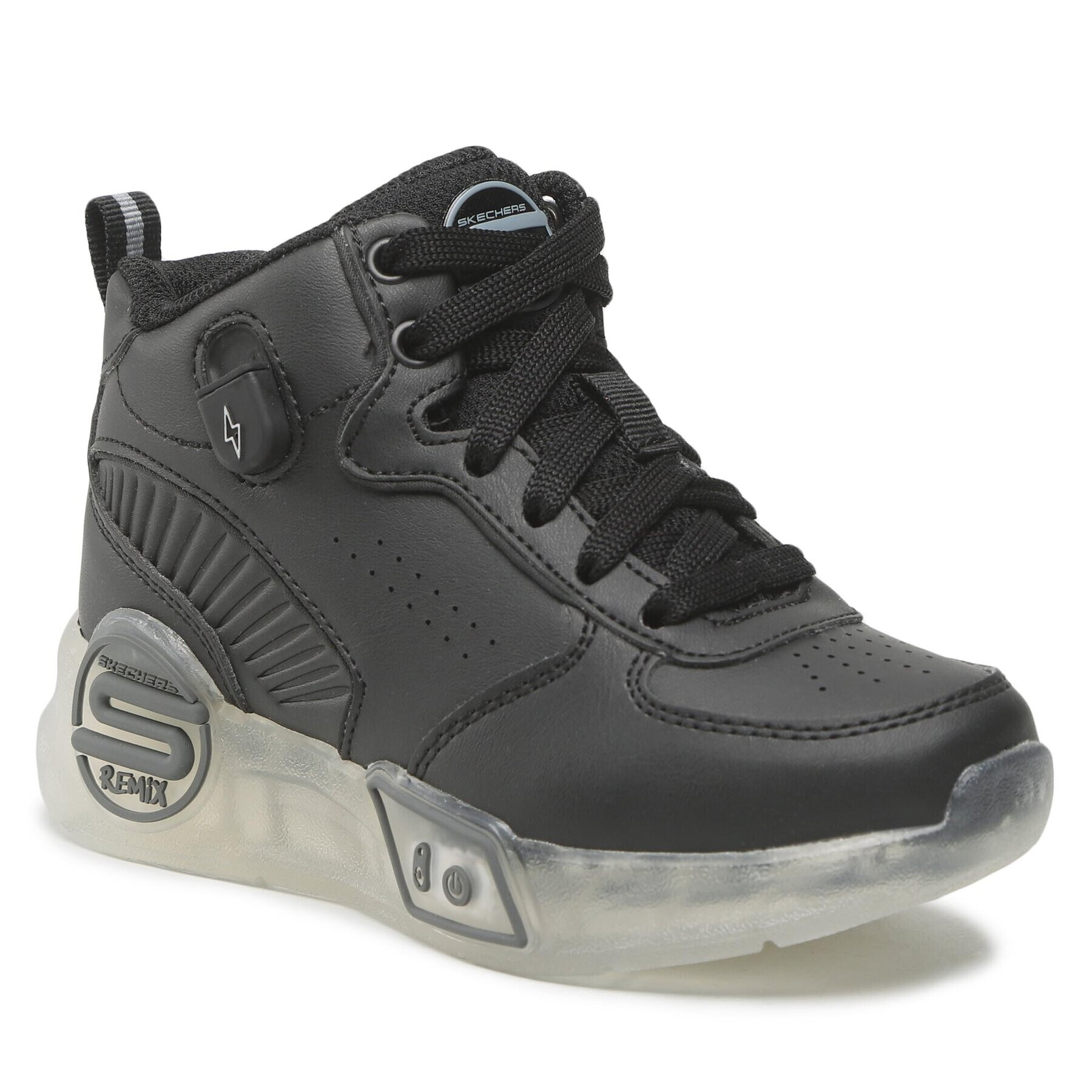Skechers Сникърси S-Lights Remix 400620L/BLK Черен - Pepit.bg