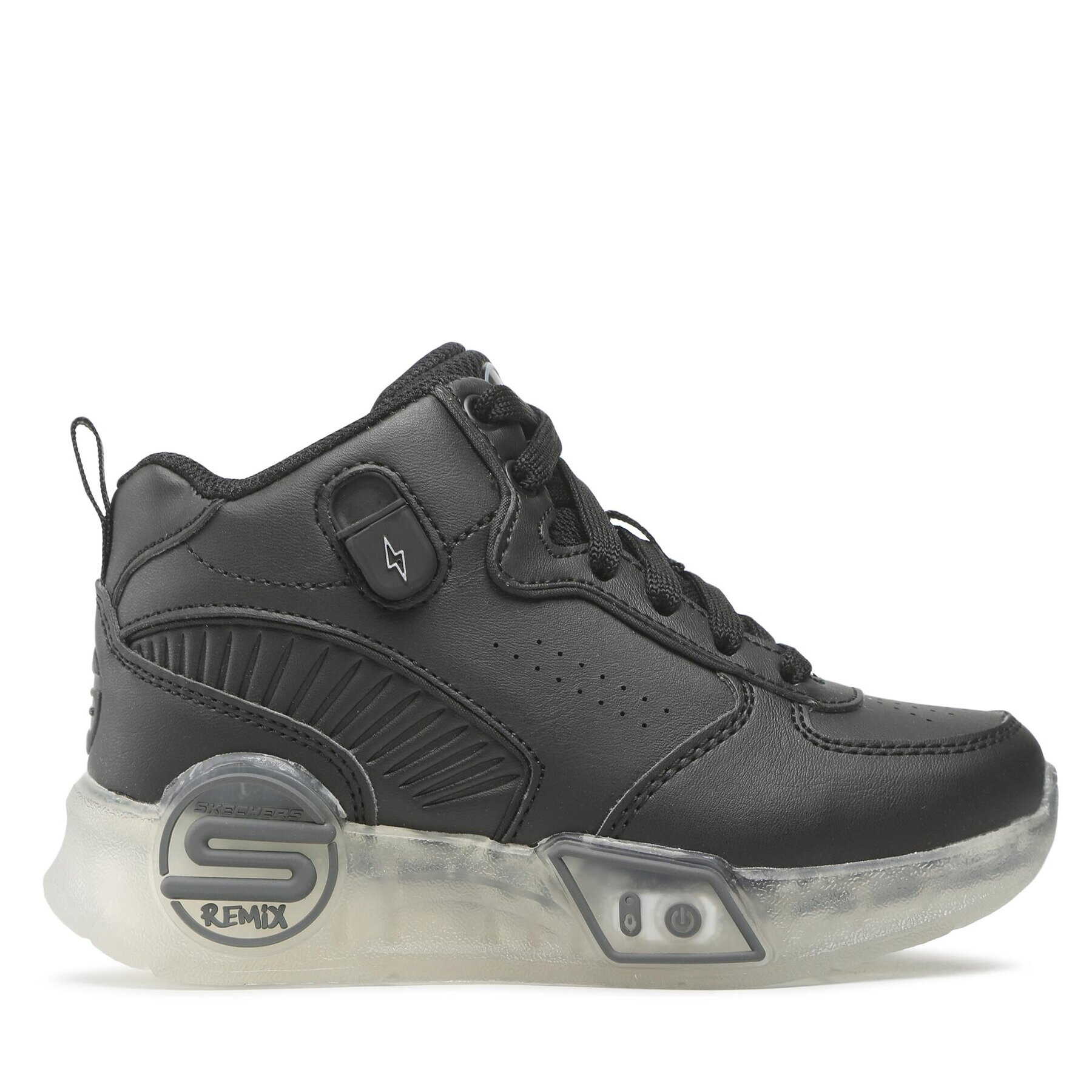 Skechers Сникърси S-Lights Remix 400620L/BLK Черен - Pepit.bg